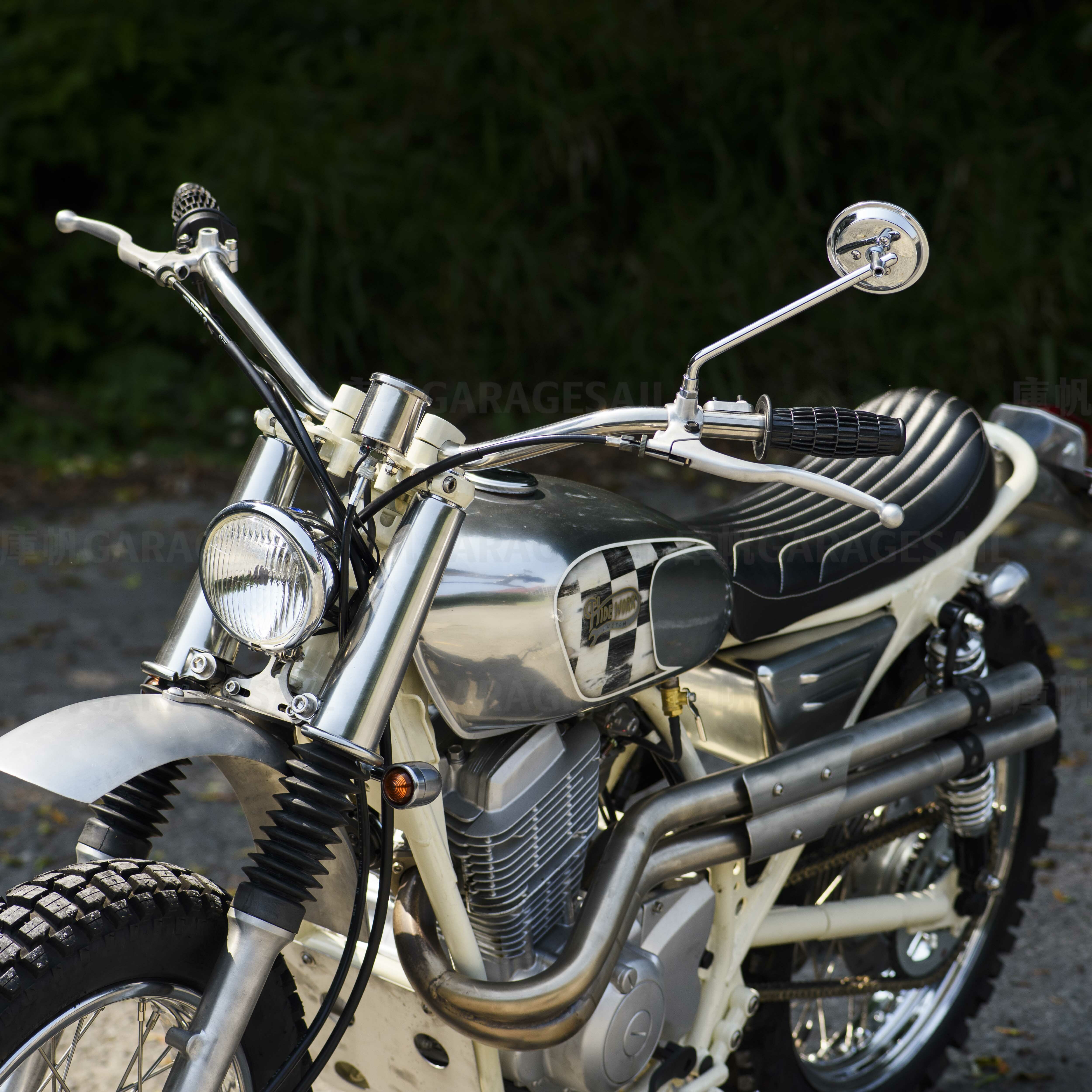 10mm正反牙 一般位置 後照鏡 3吋圓 銀