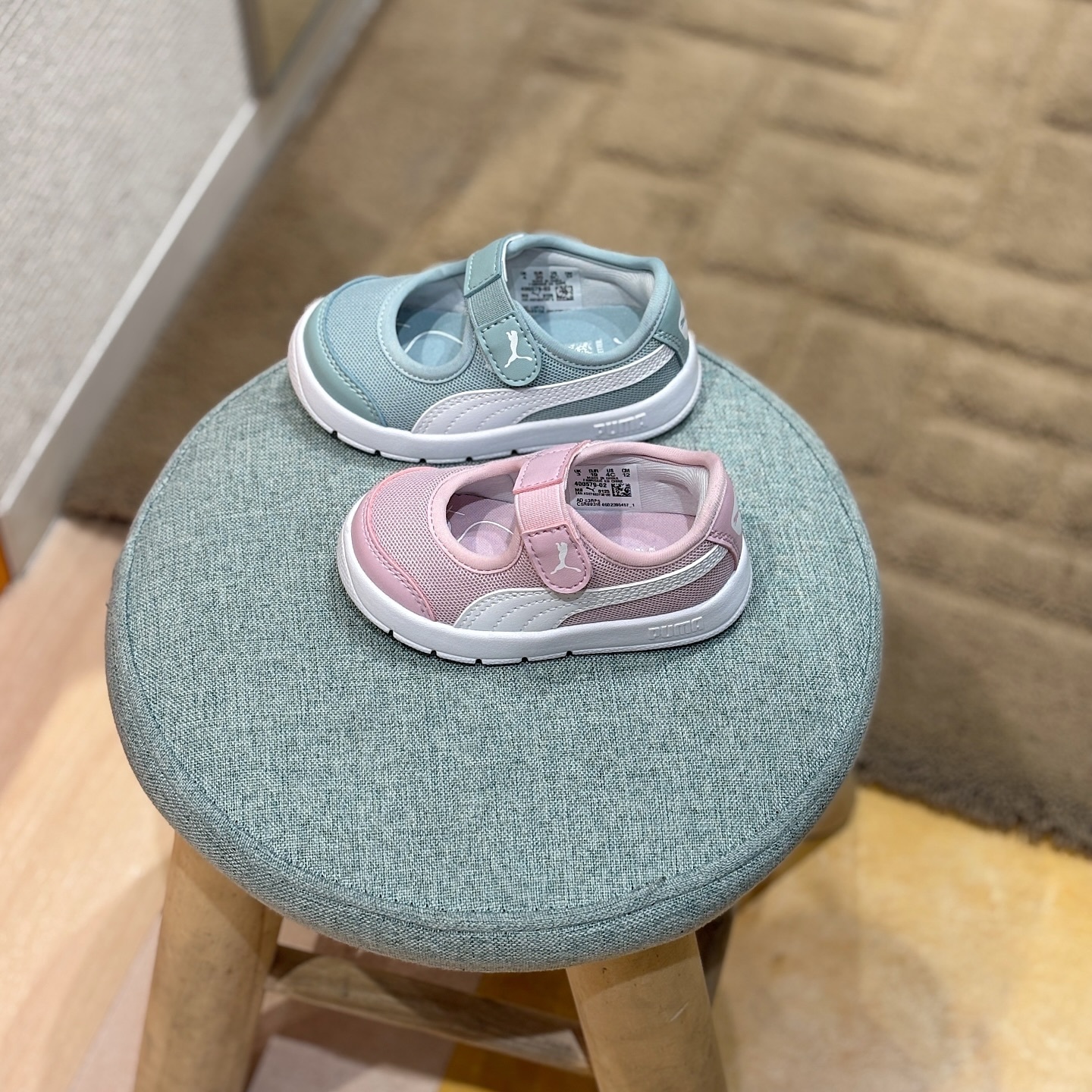 PUMA Courtflex V3 Lina V 日本限定 瑪莉珍 粉色 薄荷綠 小童 童鞋 40057902