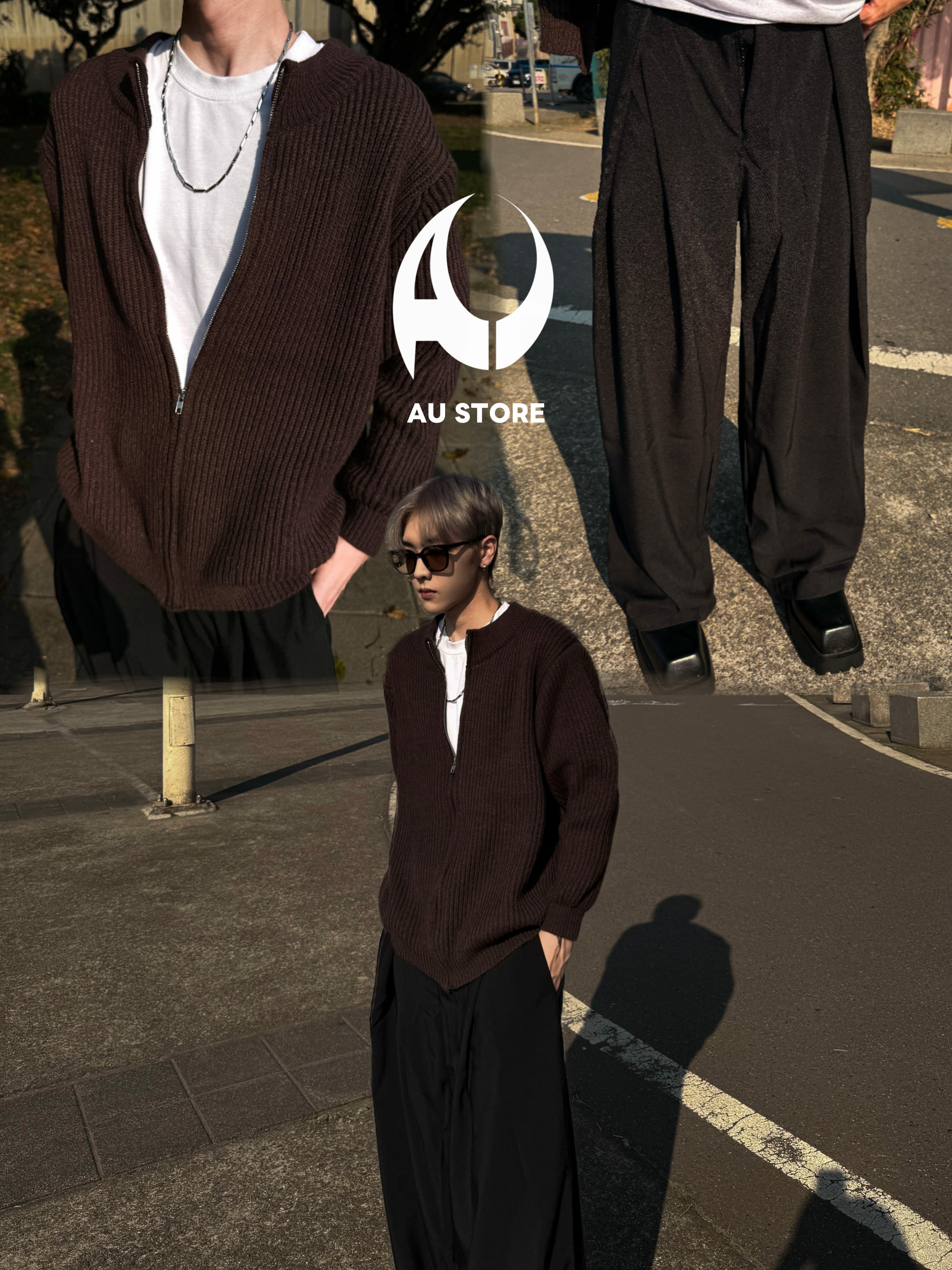 質感針織衫套裝