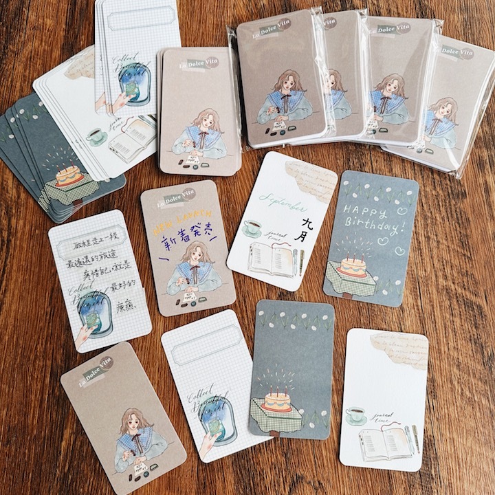 日常拼貼 甜蜜生活溫暖祝福小卡組｜甜蜜生活