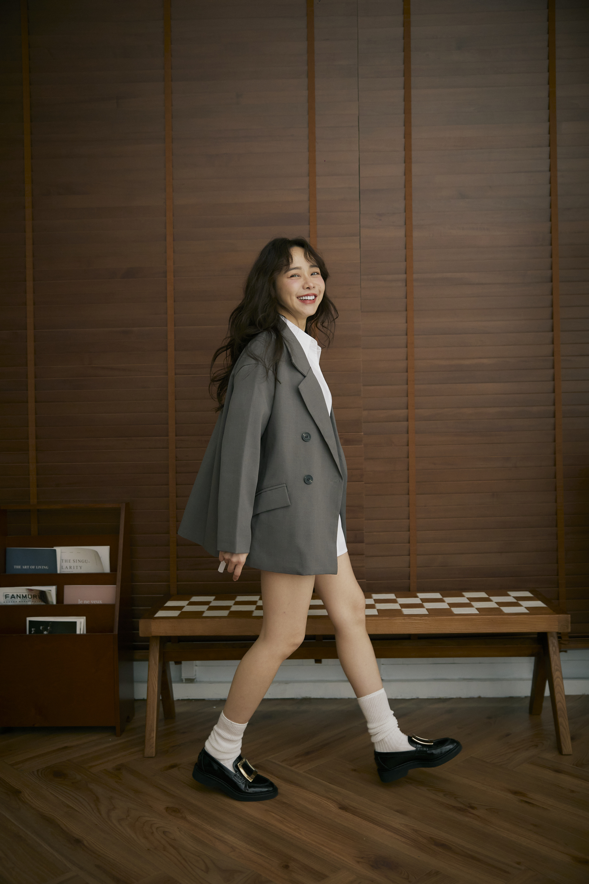 柔美清新綁帶襯衫