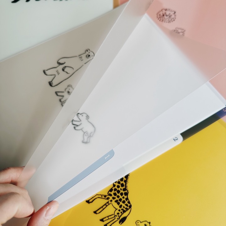 動物冒險俱樂部 3層資料夾 A4