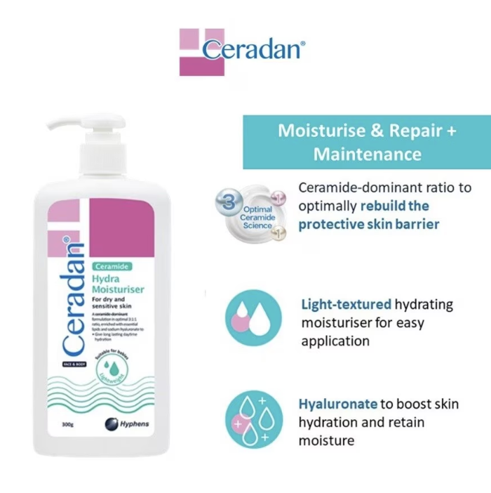 Ceradan® Hydra Moisturiser 300g