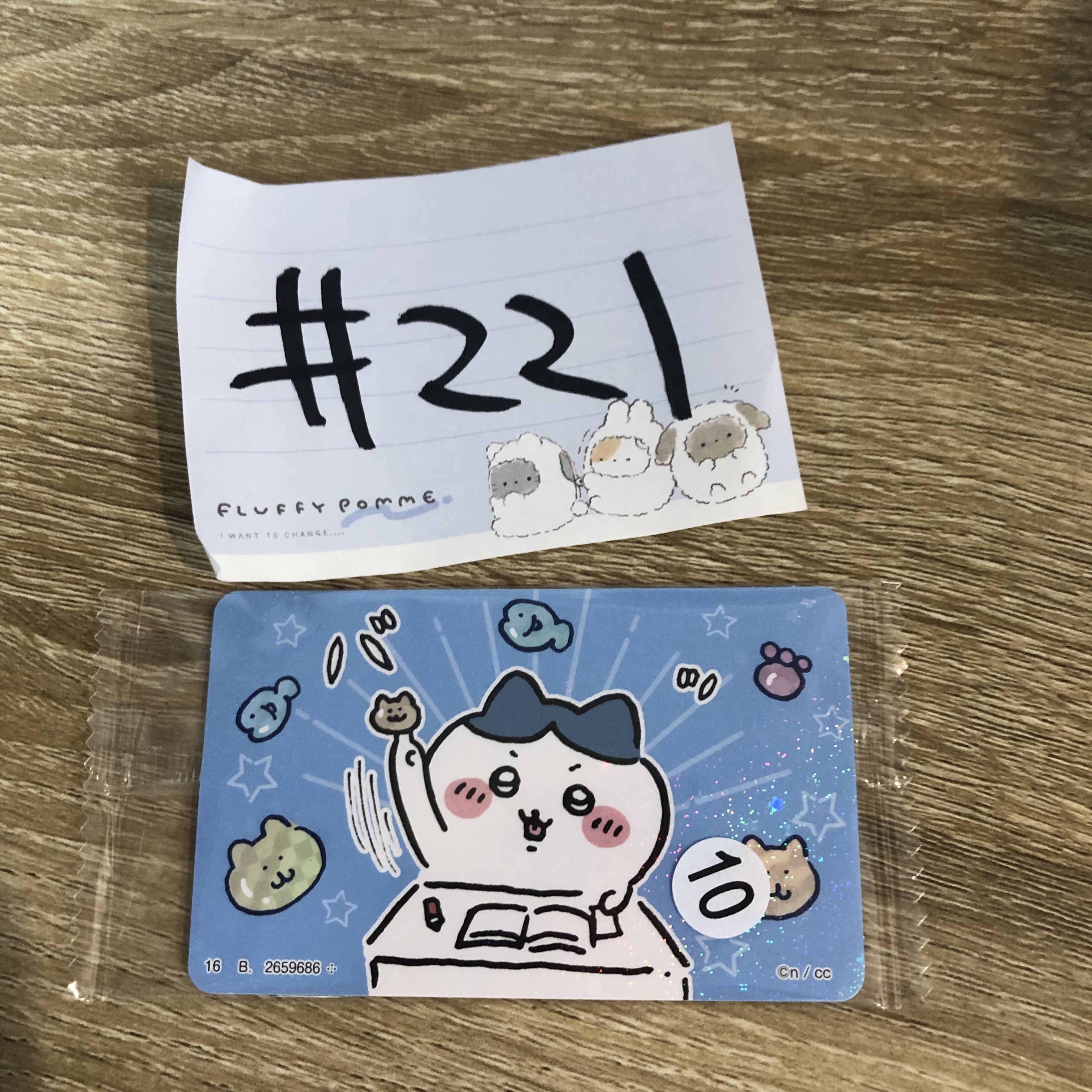 CHIIKAWA  八字貓 貼紙#221