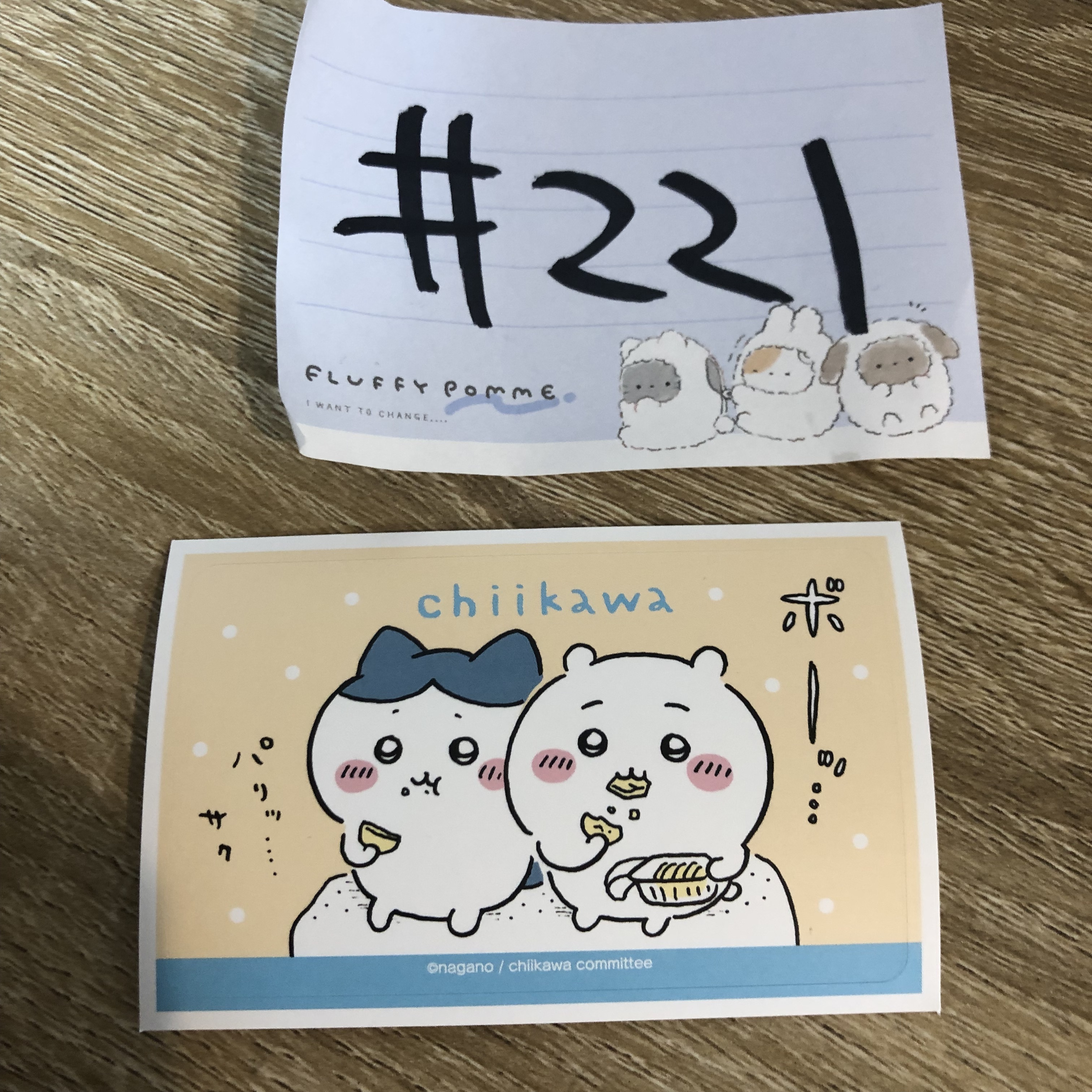 CHIIKAWA  IC 貼紙#221