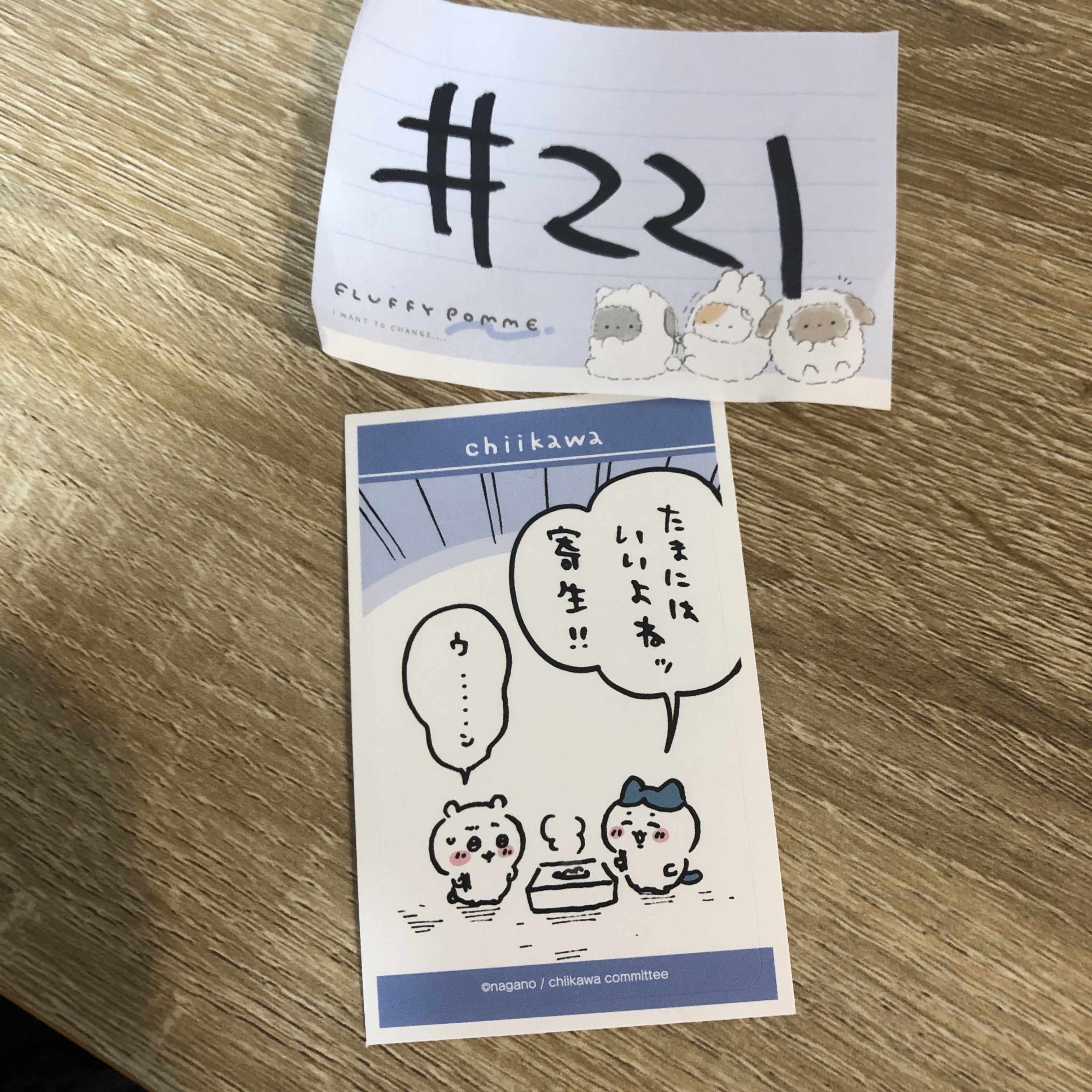 CHIIKAWA   貼紙#221