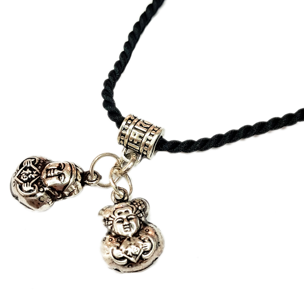 遇貴人{925純銀}墜飾&黑繩項鍊【十方】139663