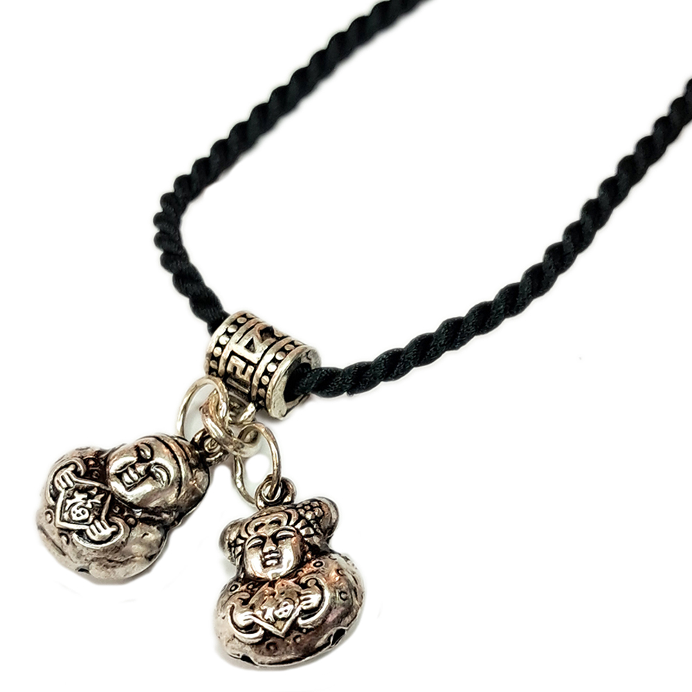 遇貴人{925純銀}墜飾&黑繩項鍊【十方】139663