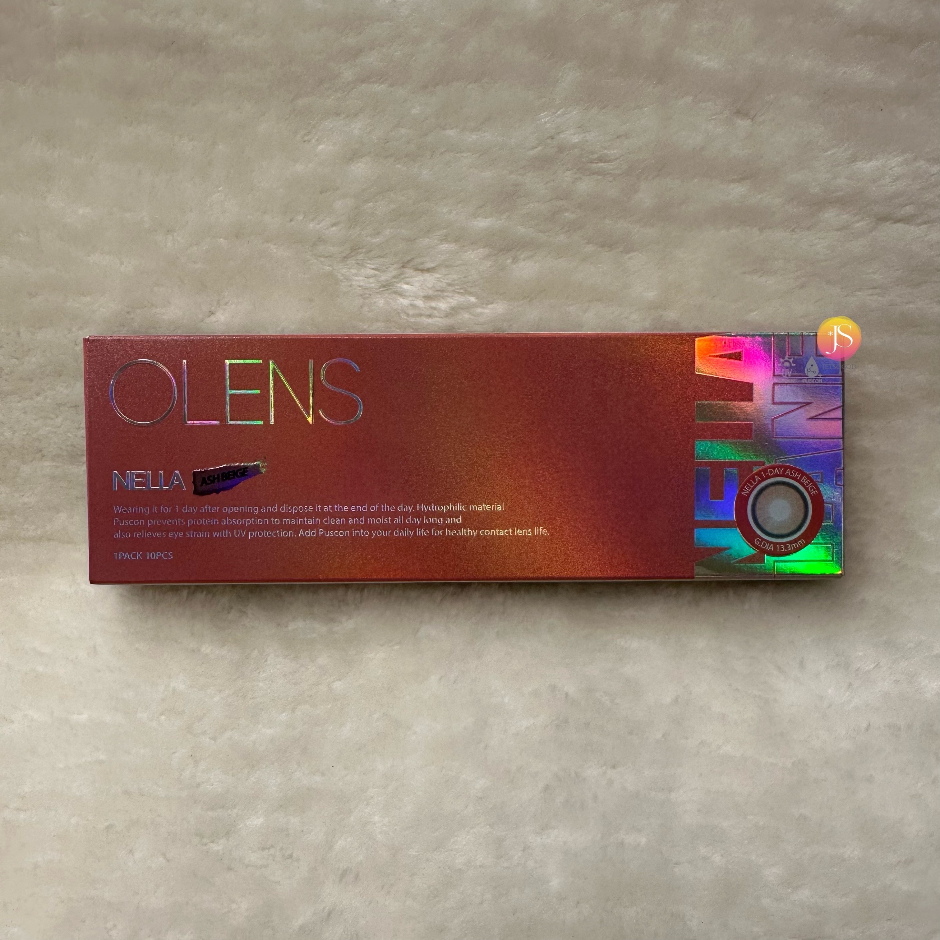 OLENS Nella 1 day (Ash Beige)(10片)