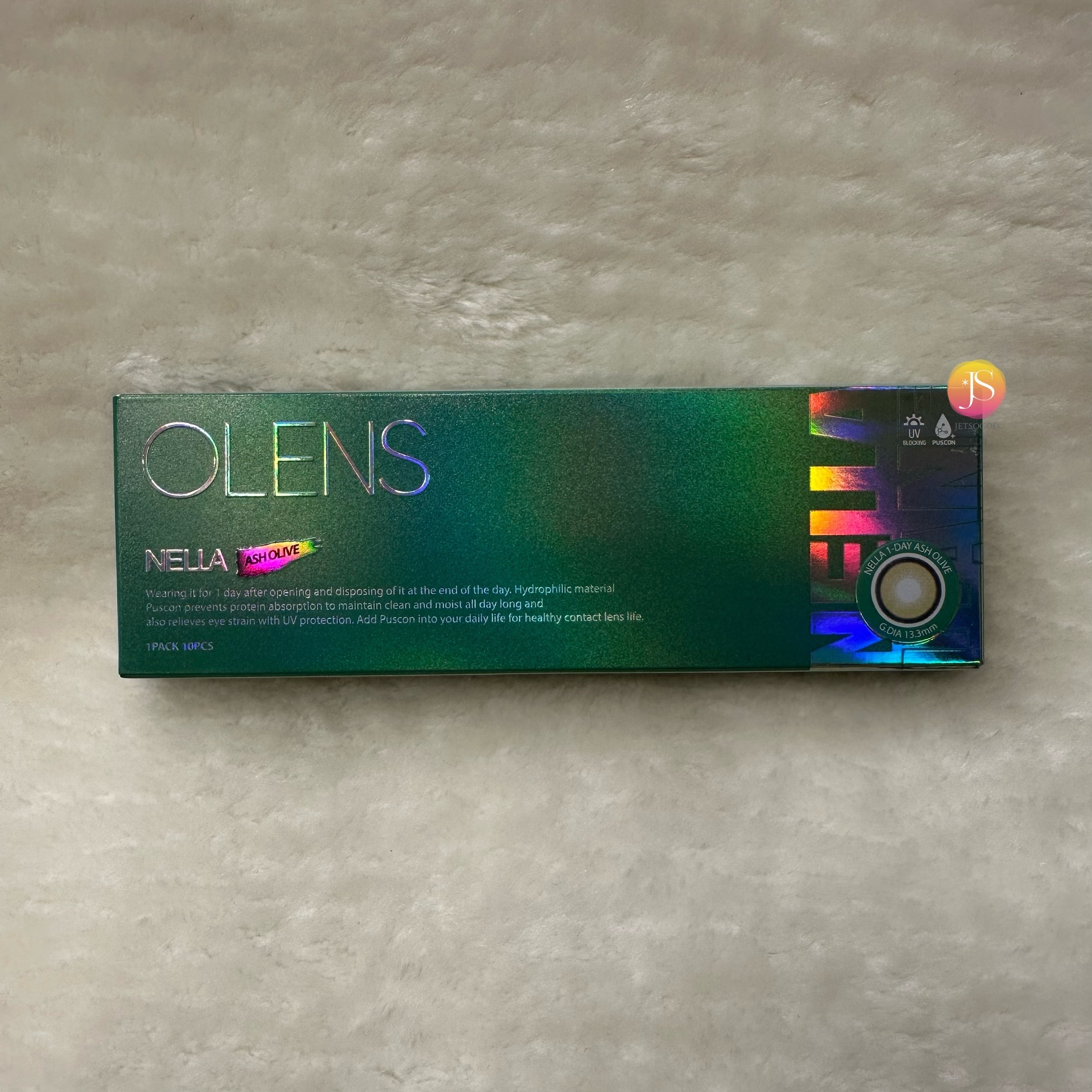 OLENS Nella 1 day (Ash Olive)(10片)