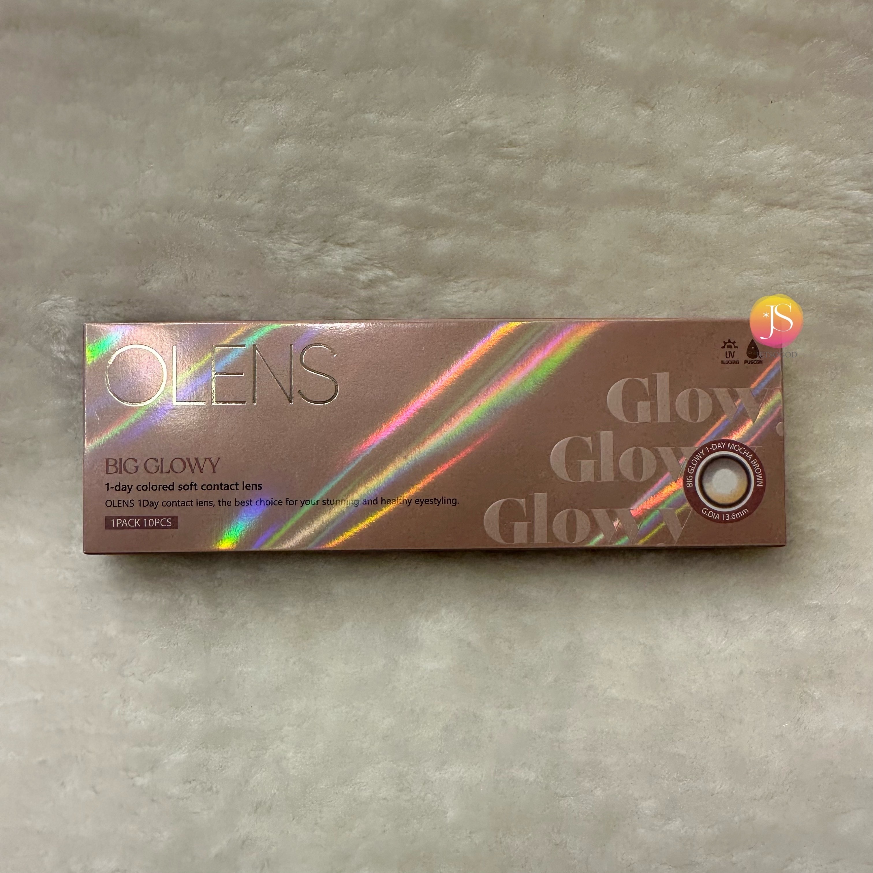 OLENS Big Glowy 1 day (Mocha Brown)(10片)