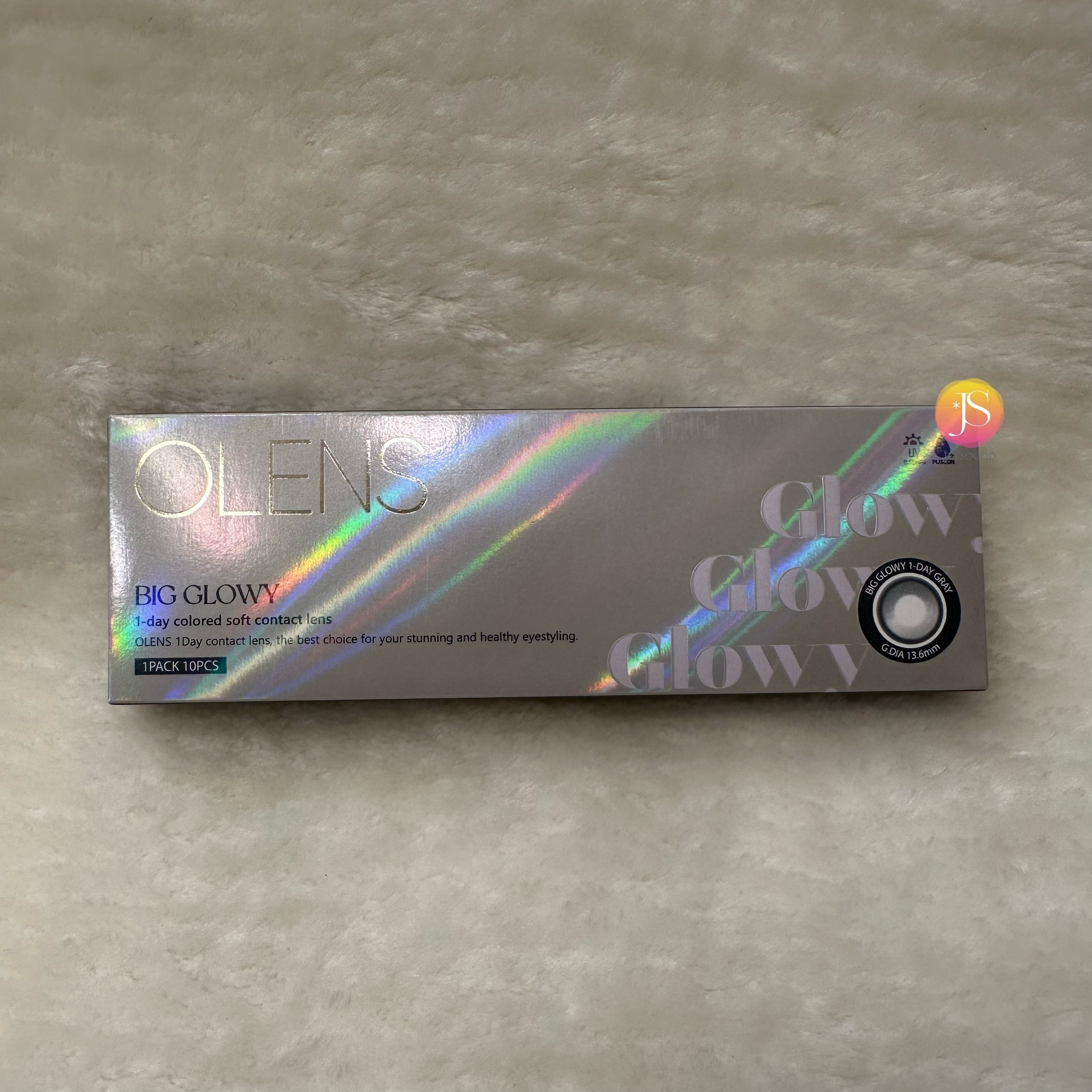 OLENS Big Glowy 1 day (Gray)(10片)