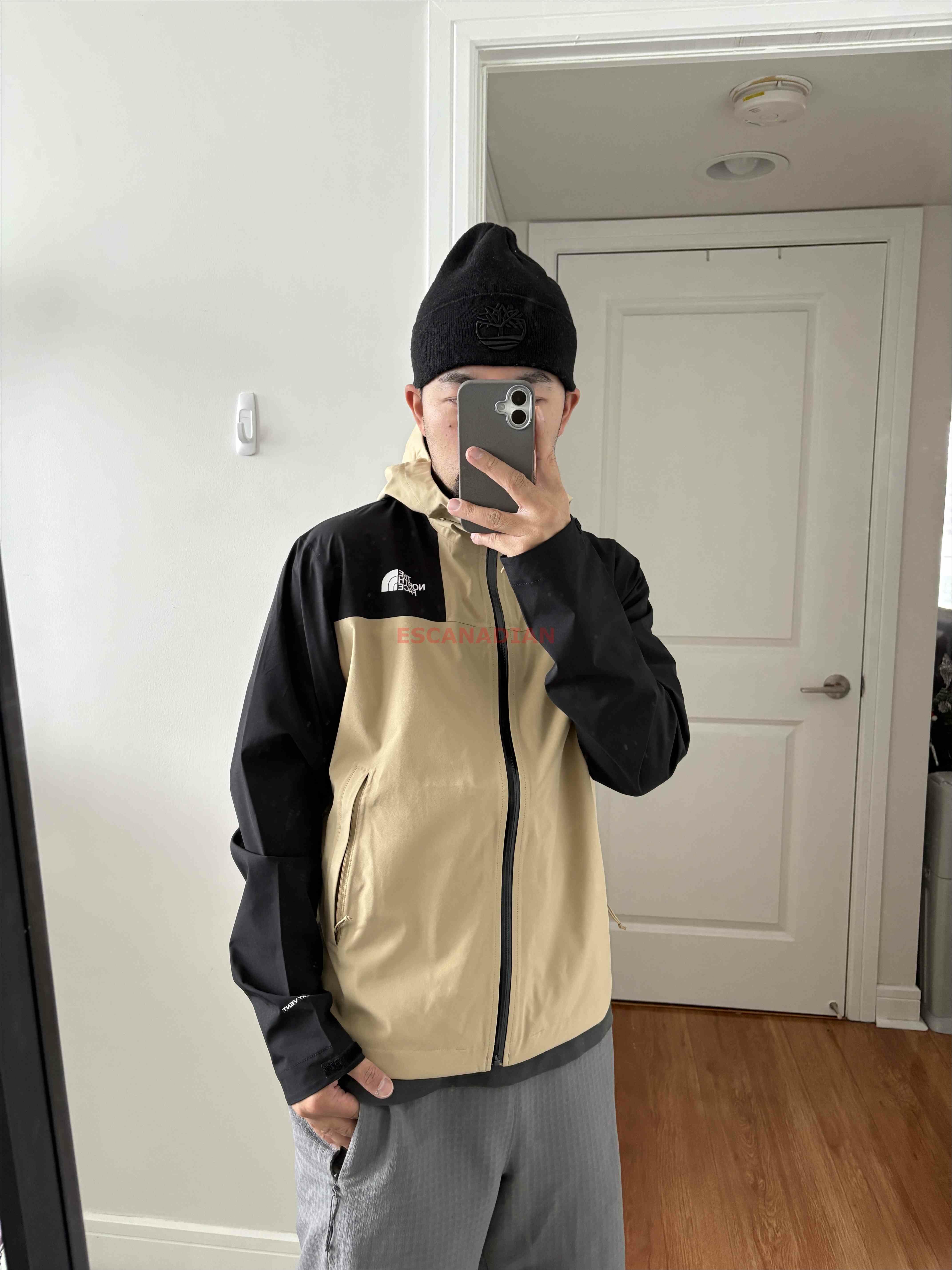 THE NORTH FACE 男大人 Active Strch彈性機能面料 拚色 防風 防潑水 風衣外套