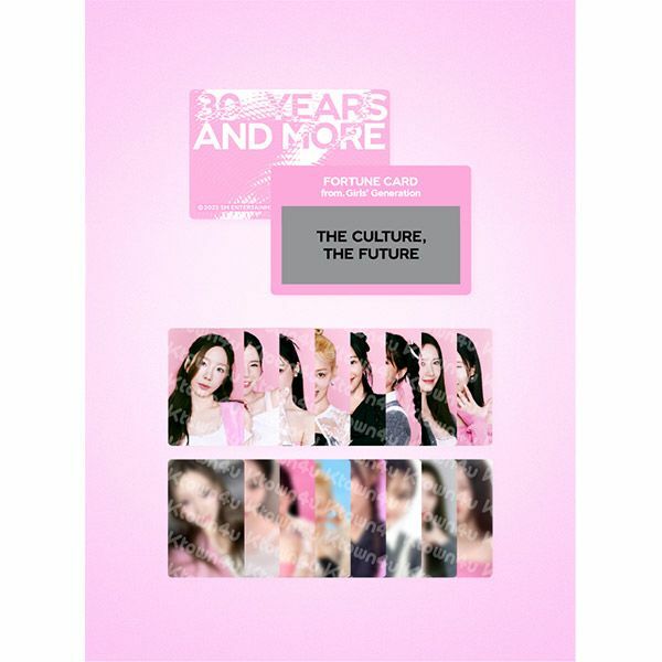 Girls generation SMtown live FORTUNE SCRATCH CARD SET