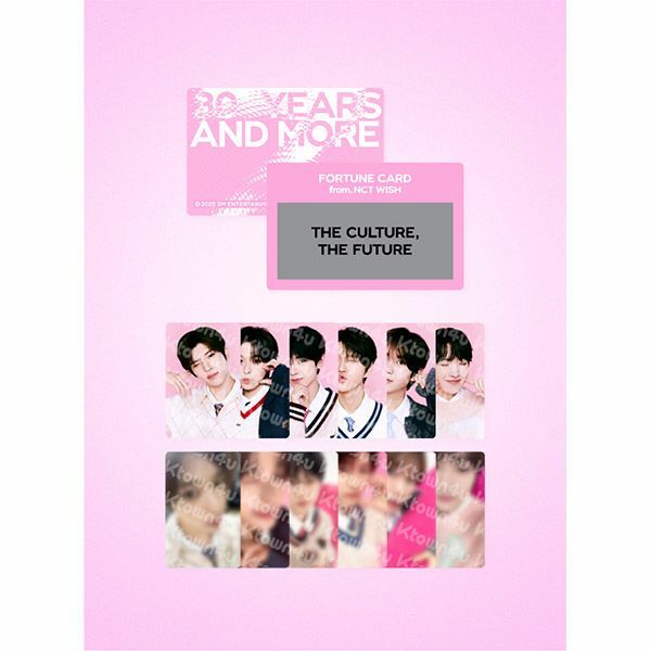 NCT WISH SMTOWN LIVE FORTUNE SCRATCH CARD SET