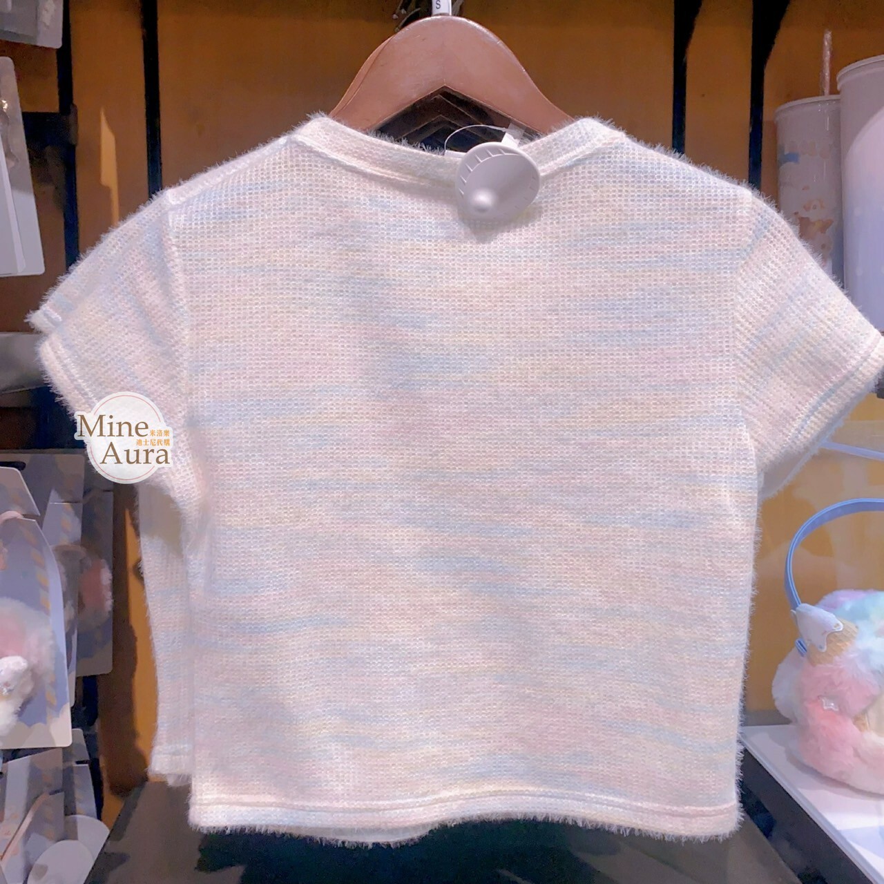 奇奇蒂蒂 Chip 'n Dale 棉花糖系列 短袖 針織 上衣 -上海迪士尼樂園