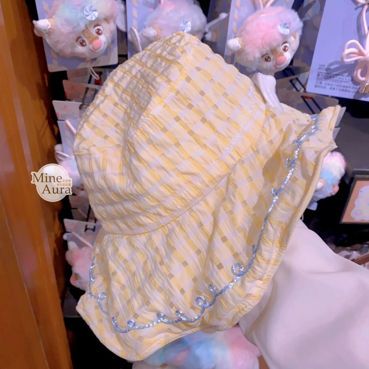 奇奇蒂蒂 Chip 'n Dale 棉花糖系列 紅鼻 蒂蒂 Dale 漁夫帽 帽子 -上海迪士尼樂園