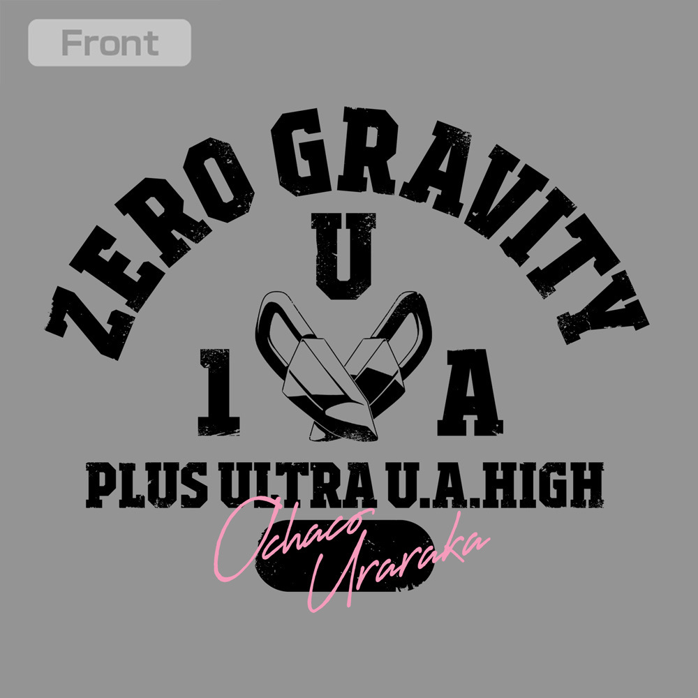 Cospa 0331 麗日お茶子 カレッジ プルオーバーパーカー [TVアニメ『僕のヒーローアカデミア』] MIX GRAY