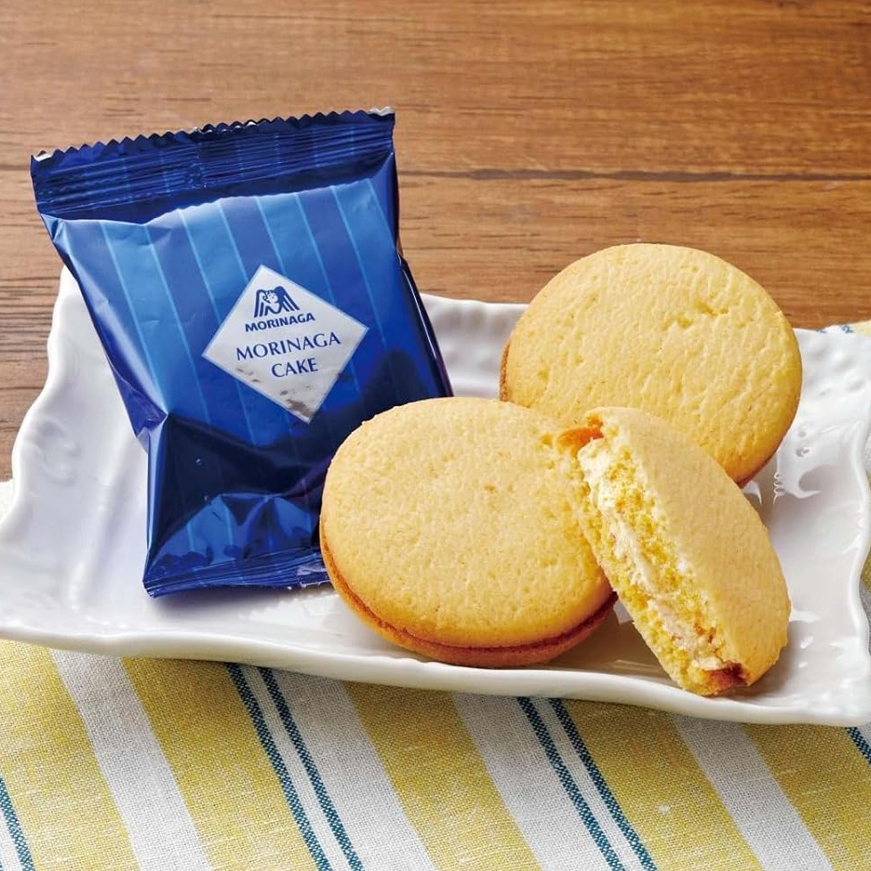 日本 森永 夾心餅乾 鬍子爺爺泡芙風味 6枚裝 162g