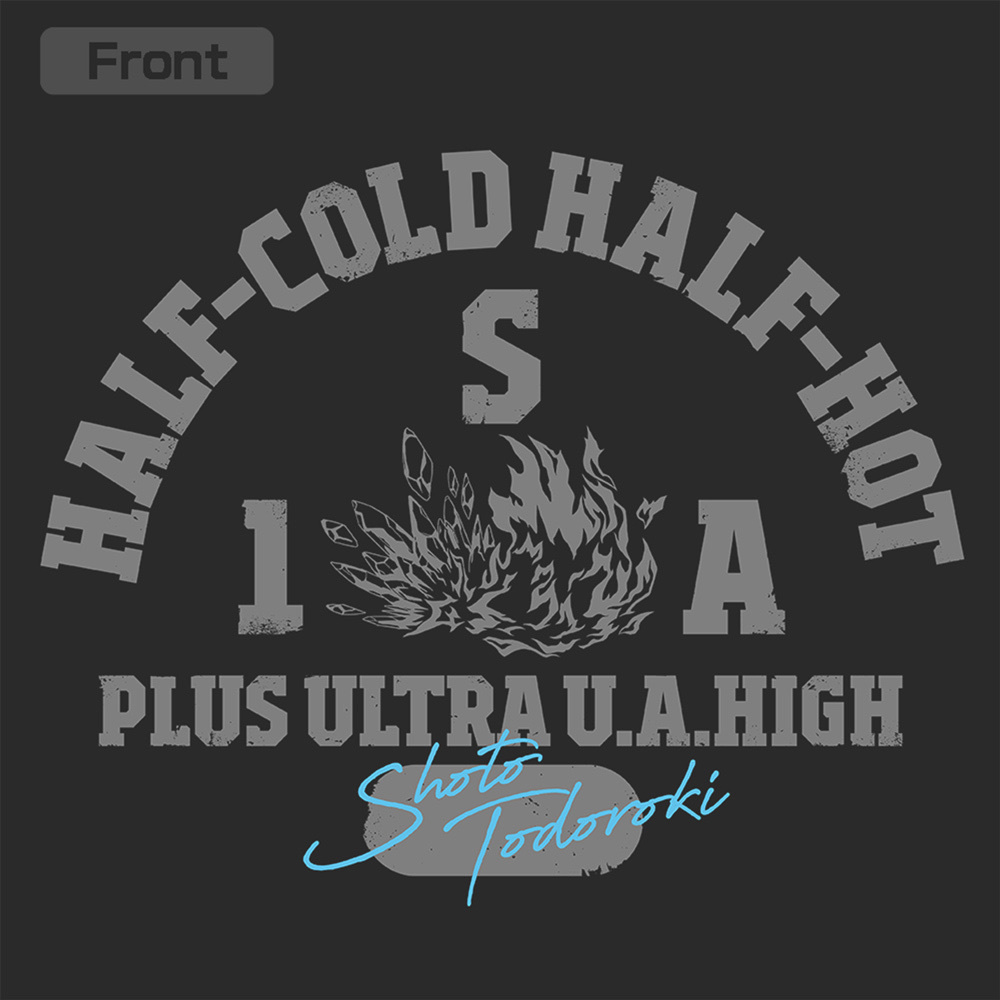 Cospa 0331 轟焦凍 カレッジ プルオーバーパーカー [TVアニメ『僕のヒーローアカデミア』] BLACK