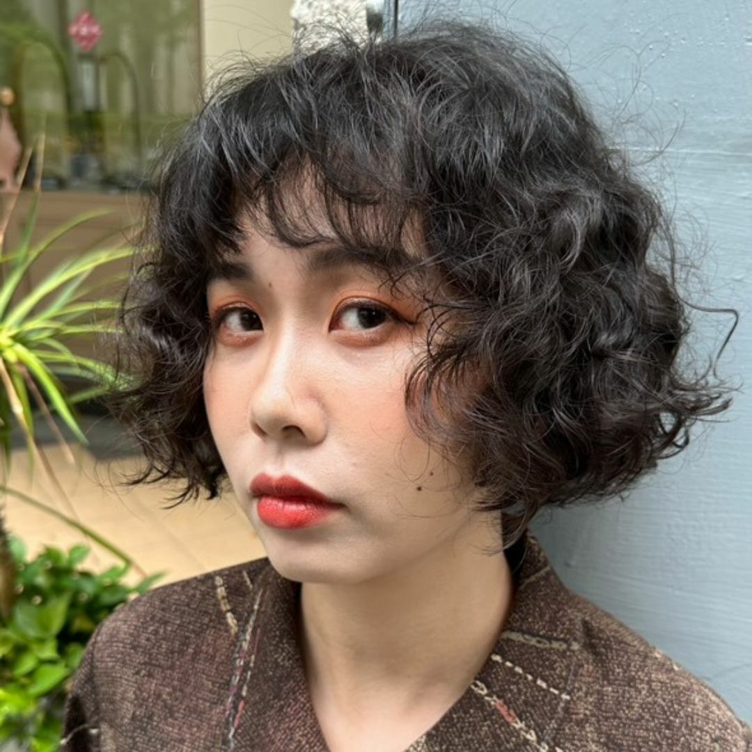 短髮也能進行芭比捲