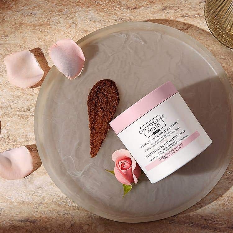 【Christophe Robin】玫瑰豐盈淨化髮泥 250ml