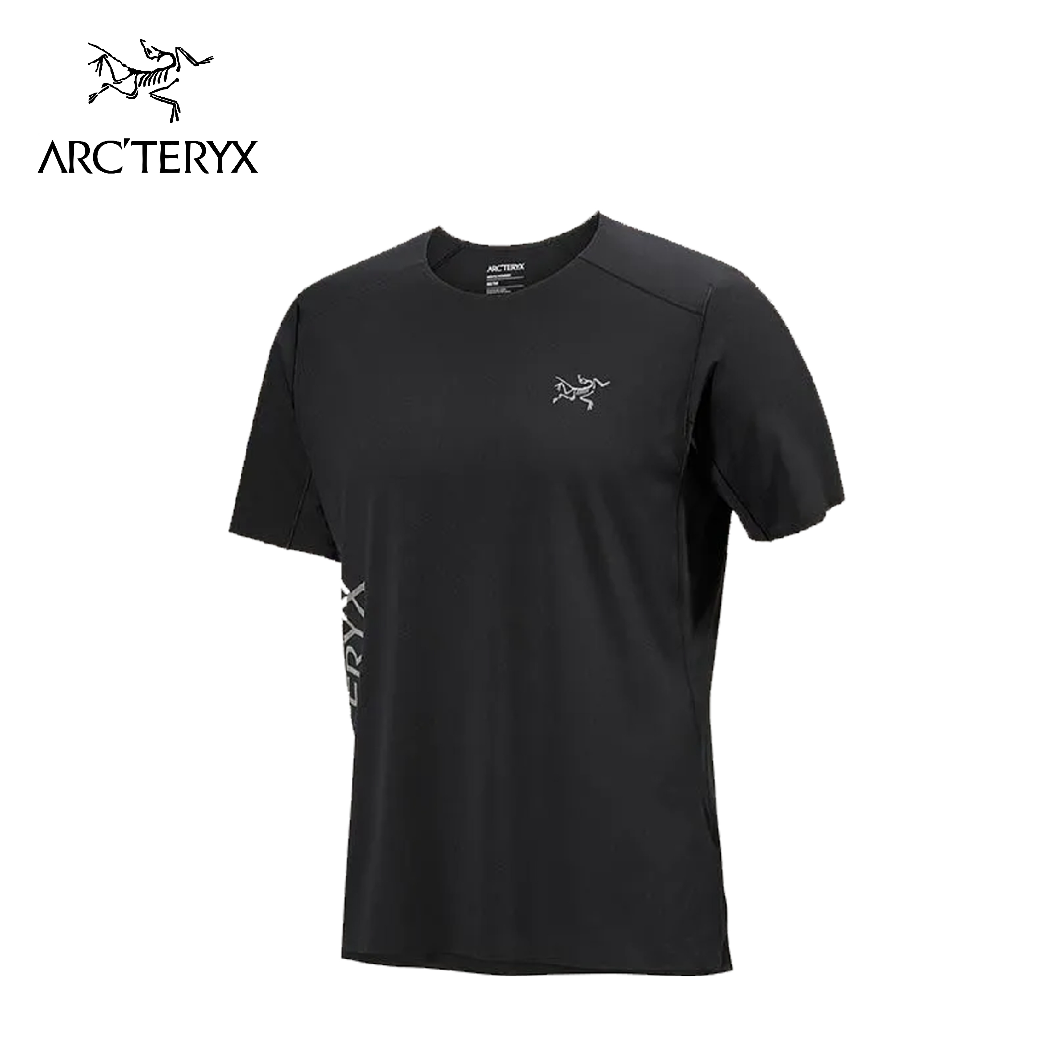 ARC'TERYX 始祖鳥 Norvan Logo快乾短袖圓領 男款 (黑色) 10AT009720