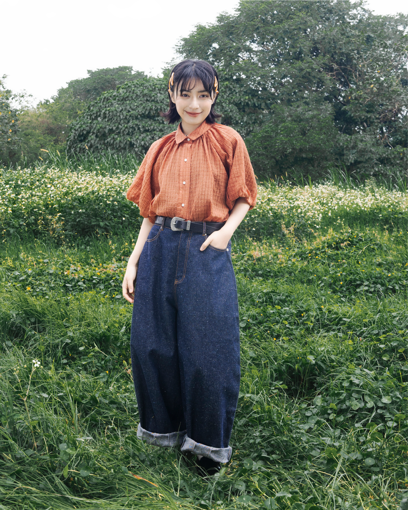 【 Kiki.co made 】365days wide jeans