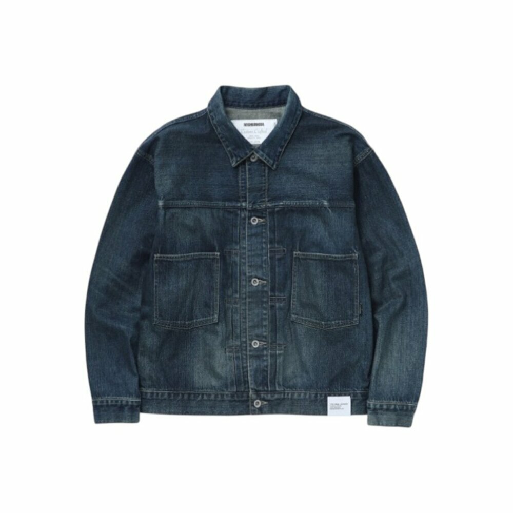 Neighborhood Washed Denim Type-2 Jacket 牛仔外套 黑/單寧藍 251XBNH-JKM02
