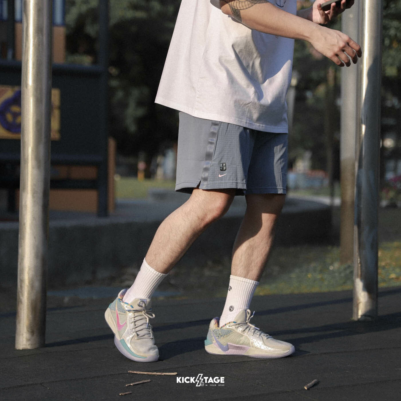 男女款 NIKE SABRINA SUSTAINABLE MATERIALS SHORT 藍 速乾 運動 短褲【FV3190-493】