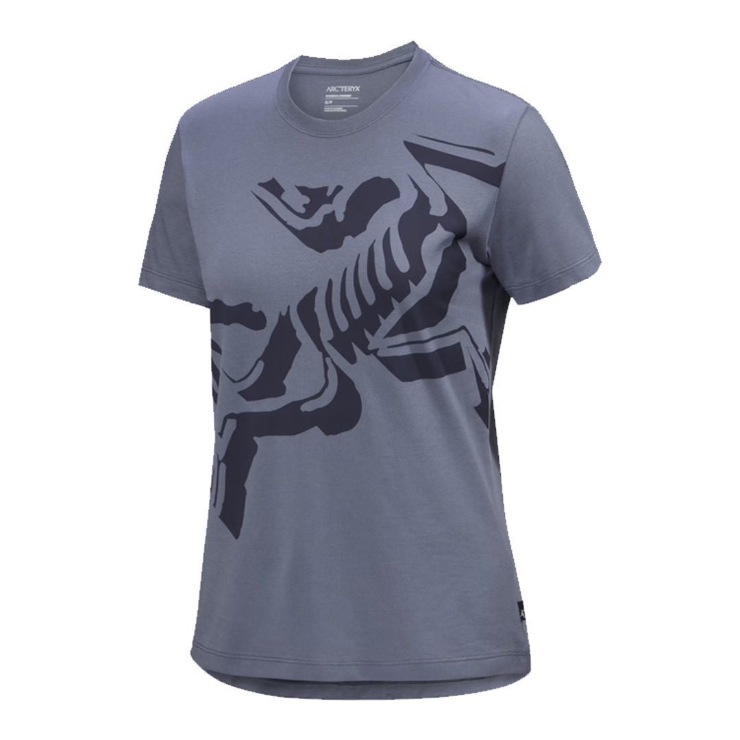 ARC'TERYX 始祖鳥 Bird短袖休閒Tee 女款 (雲層藍色/深色) 10AT08136