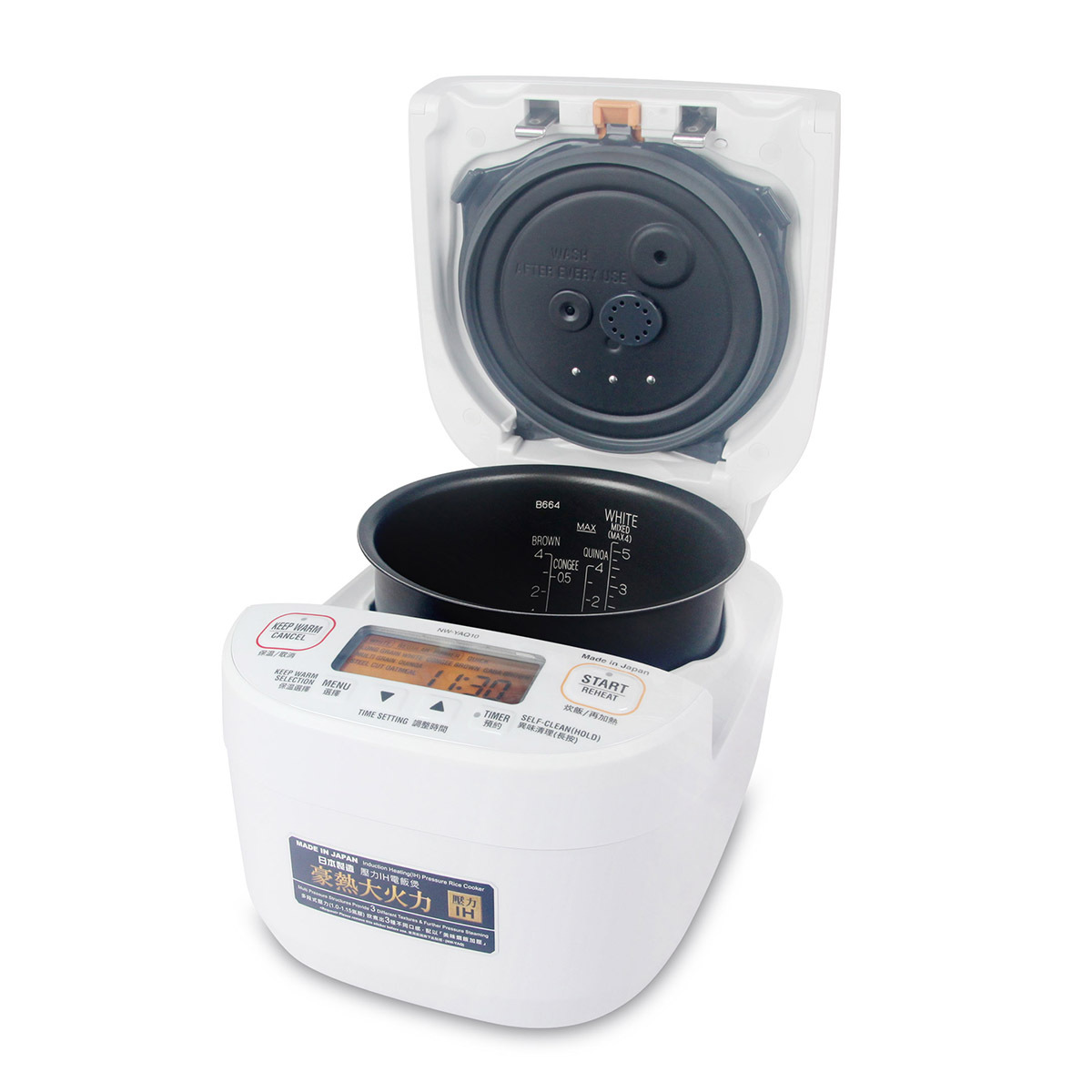 象印 1.0L/1.8L 220V 日本製 高級壓力IH電飯煲【香港行貨 一年保用】-NW-YAQ