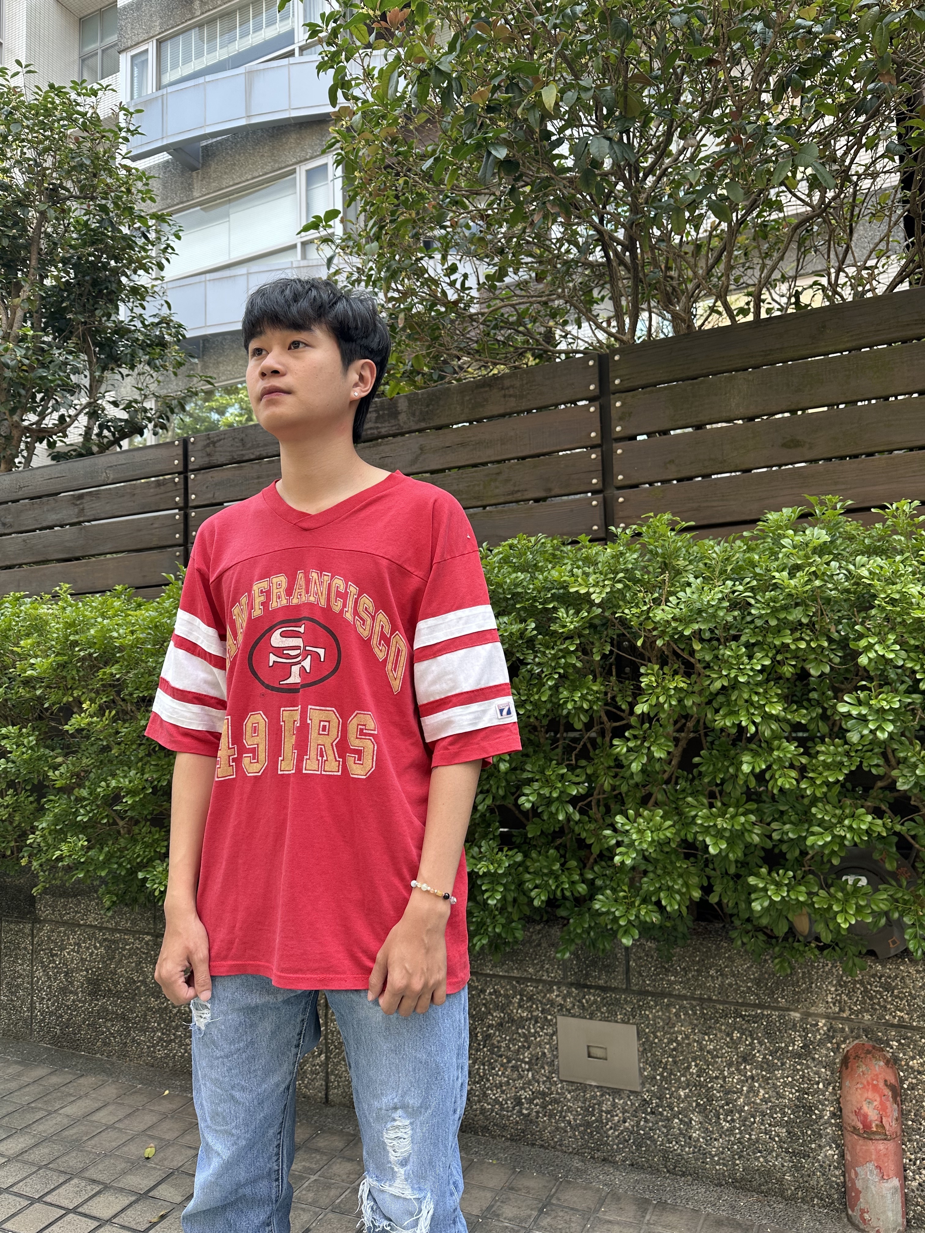 80s SAN FRANCISCO 49ERS Football Tee Made in USA