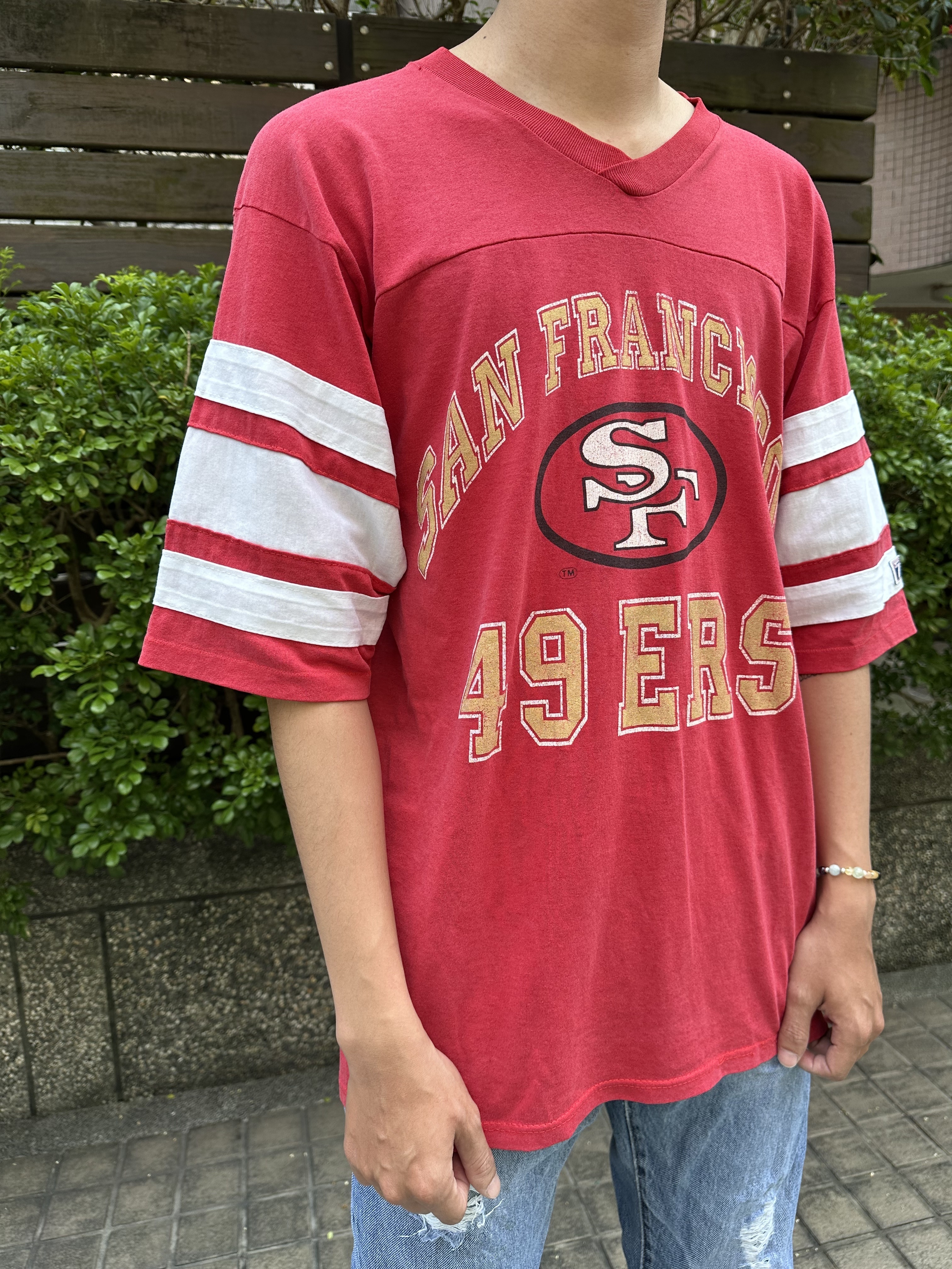 80s SAN FRANCISCO 49ERS Football Tee Made in USA