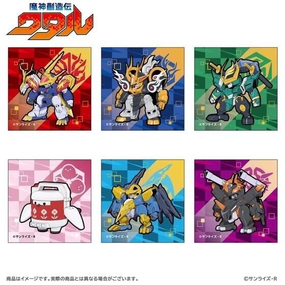 227256 Pbandai 預訂 2025/5月 魔神創造伝ワタル トレーディングキラキラシール(全6種ランダム／6枚セット)