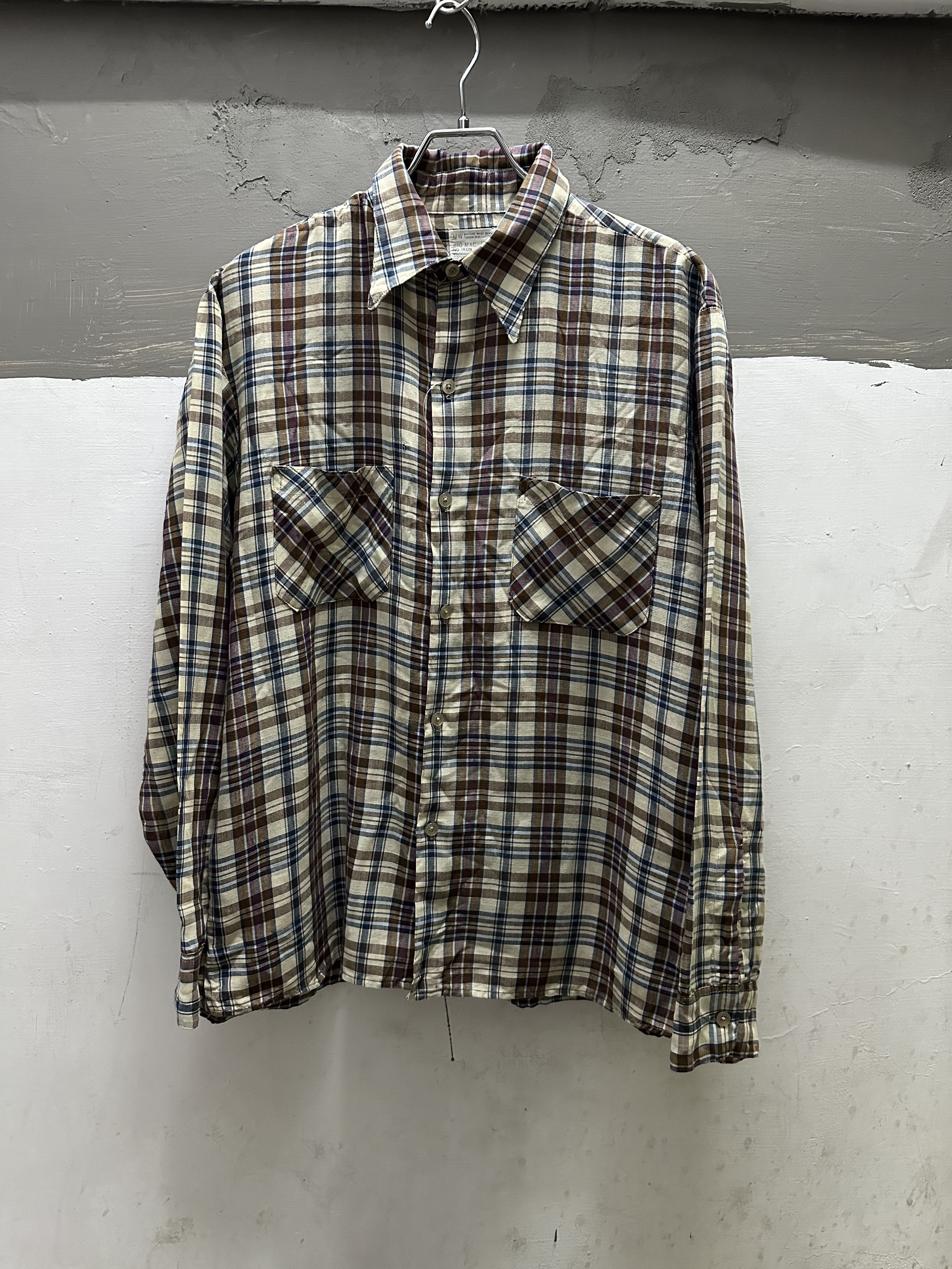 70s BIG MAC Check L/S Shirt