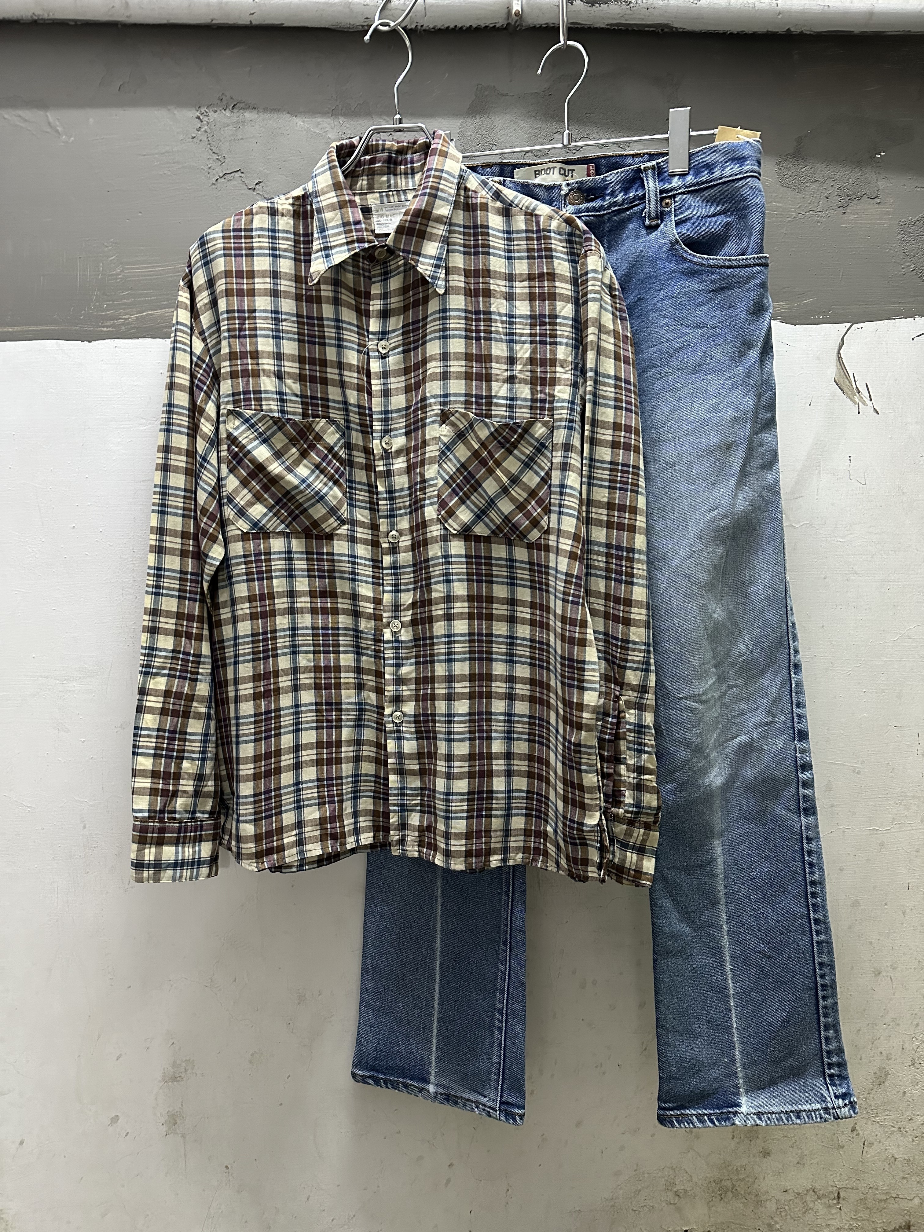 70s BIG MAC Check L/S Shirt