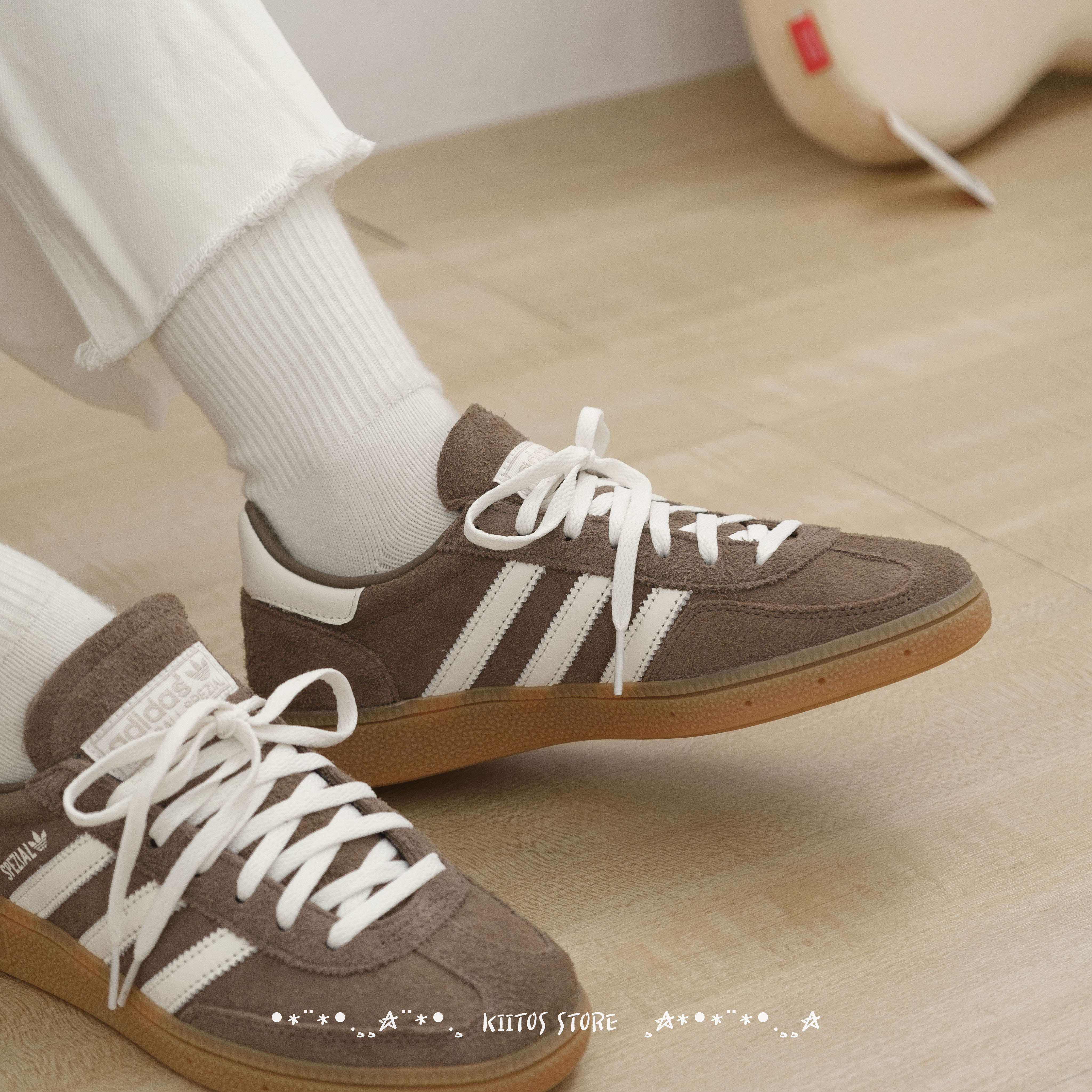 ADIDAS HANDBALL SPEZIAL 摩卡咖啡棕可可大地色美拉德焦糖底復古女鞋IF