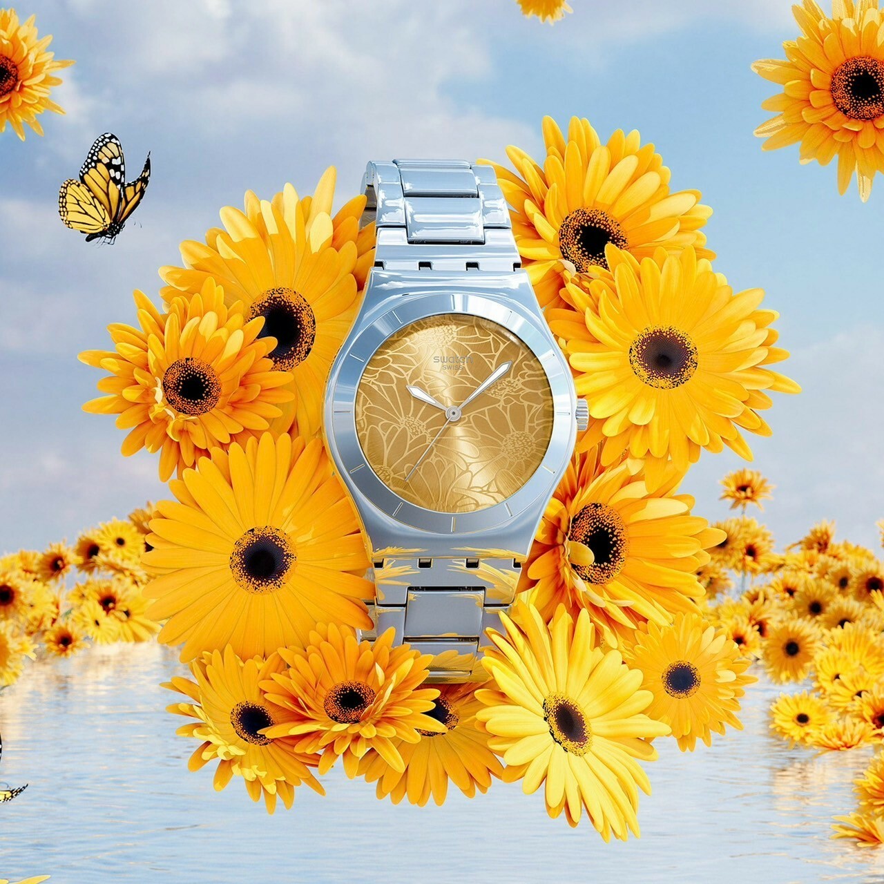 【Swatch】IRONY YLS236G 33mm 現代鐘錶