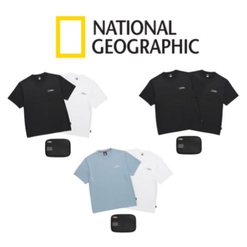 (預購商品) National Geographic 國家地理 涼感短袖T恤 2件組 附收納包