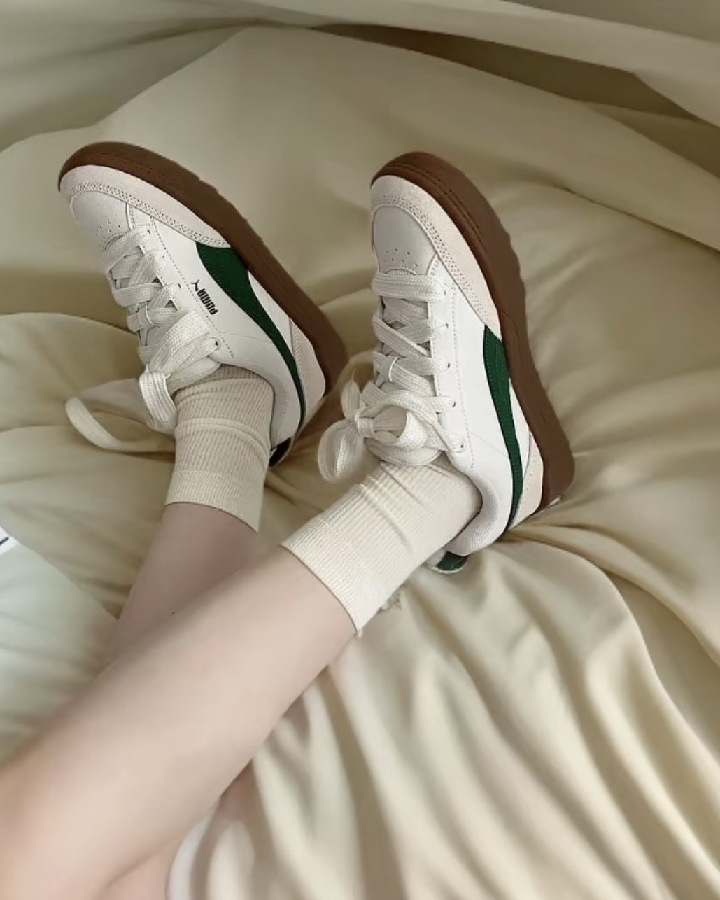 PUMA Park Lifestyle OG 白綠 (397262-02)