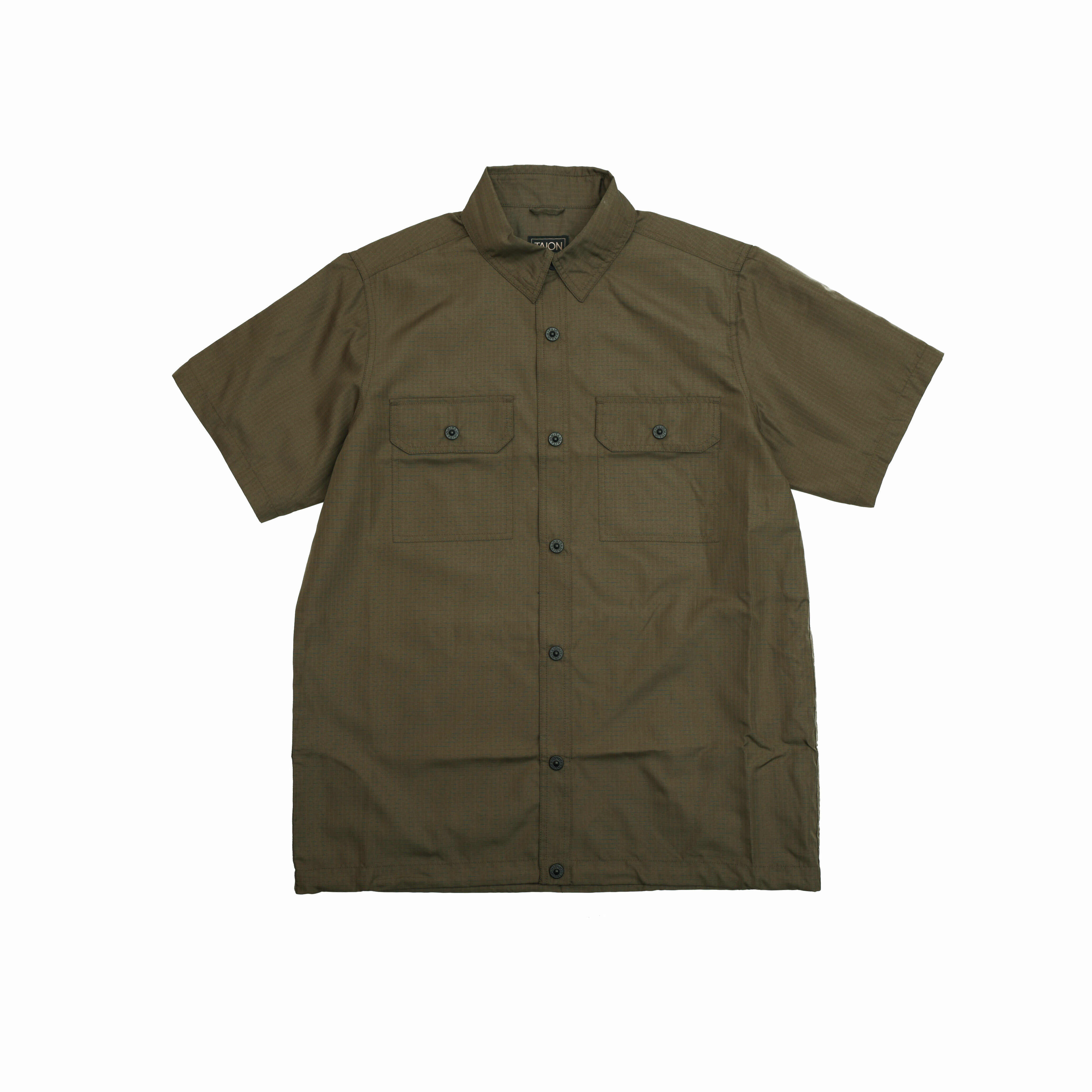 TAION N/D MILITARY HALF SLEEVE S TAION-019SHNDML-1 D.OLIVE