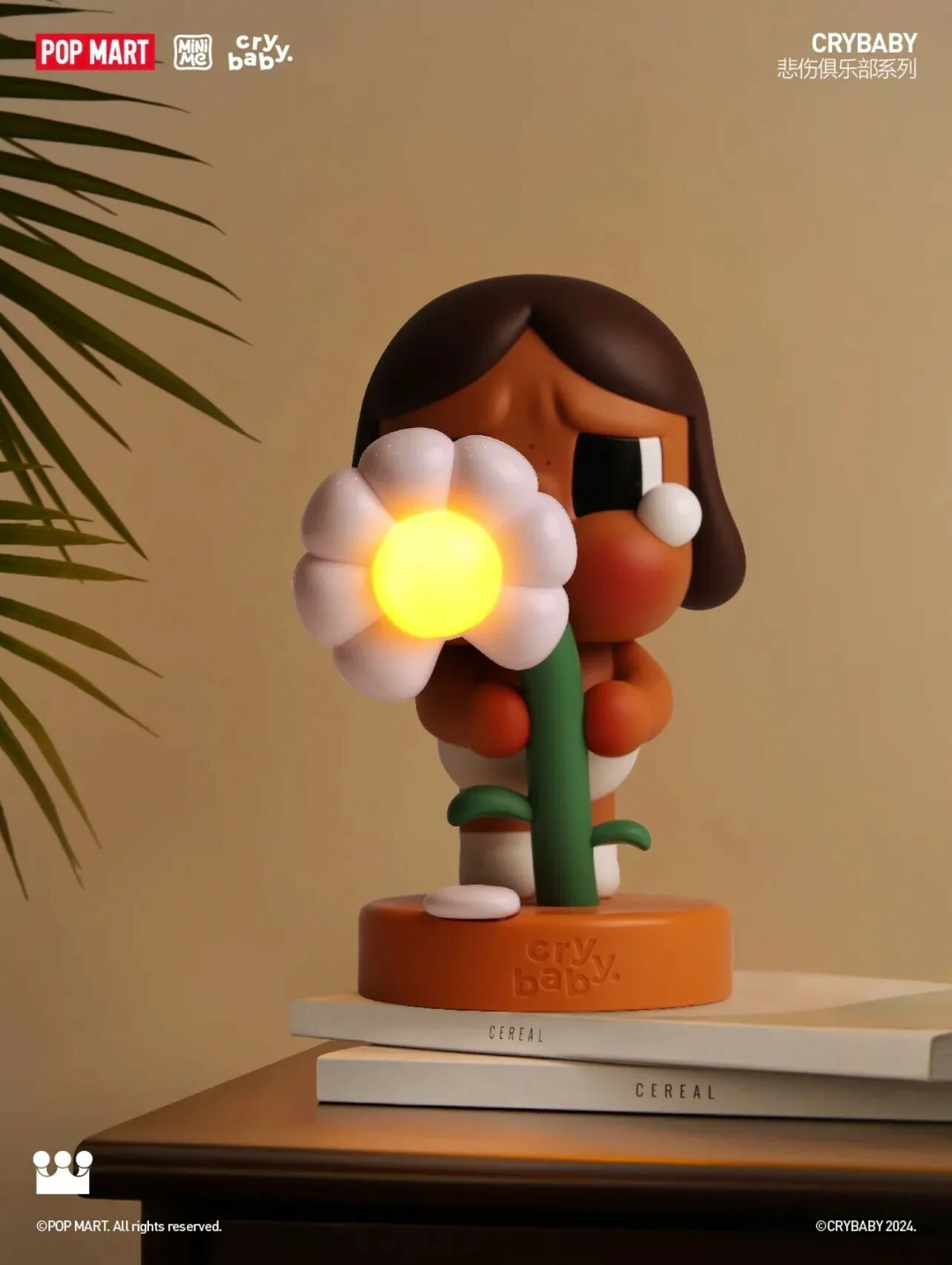 "代購" POPMART 泡泡瑪特 Crybaby 哭娃花朵小夜燈