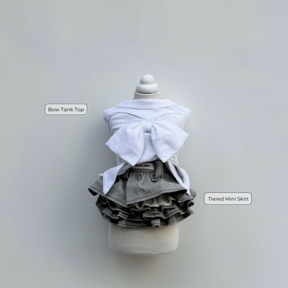 COZY-N 多層次蛋糕牛仔裙