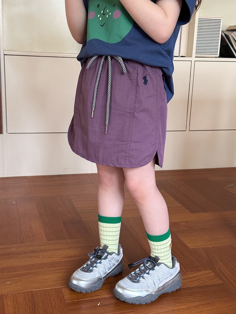 多色工裝五分裙