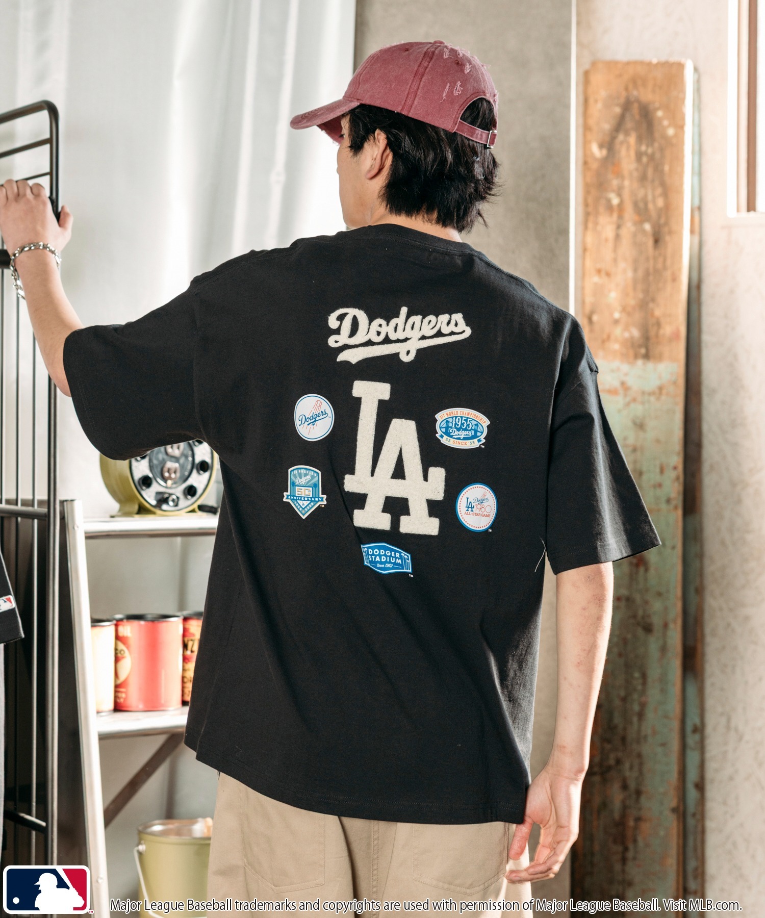 🇯🇵 PUBLUX x MLB 後背補丁 刺繡 貼標 美國職棒大聯盟 洛杉磯道奇 紐約洋基 聖地牙哥教士 短袖 短T / 預購