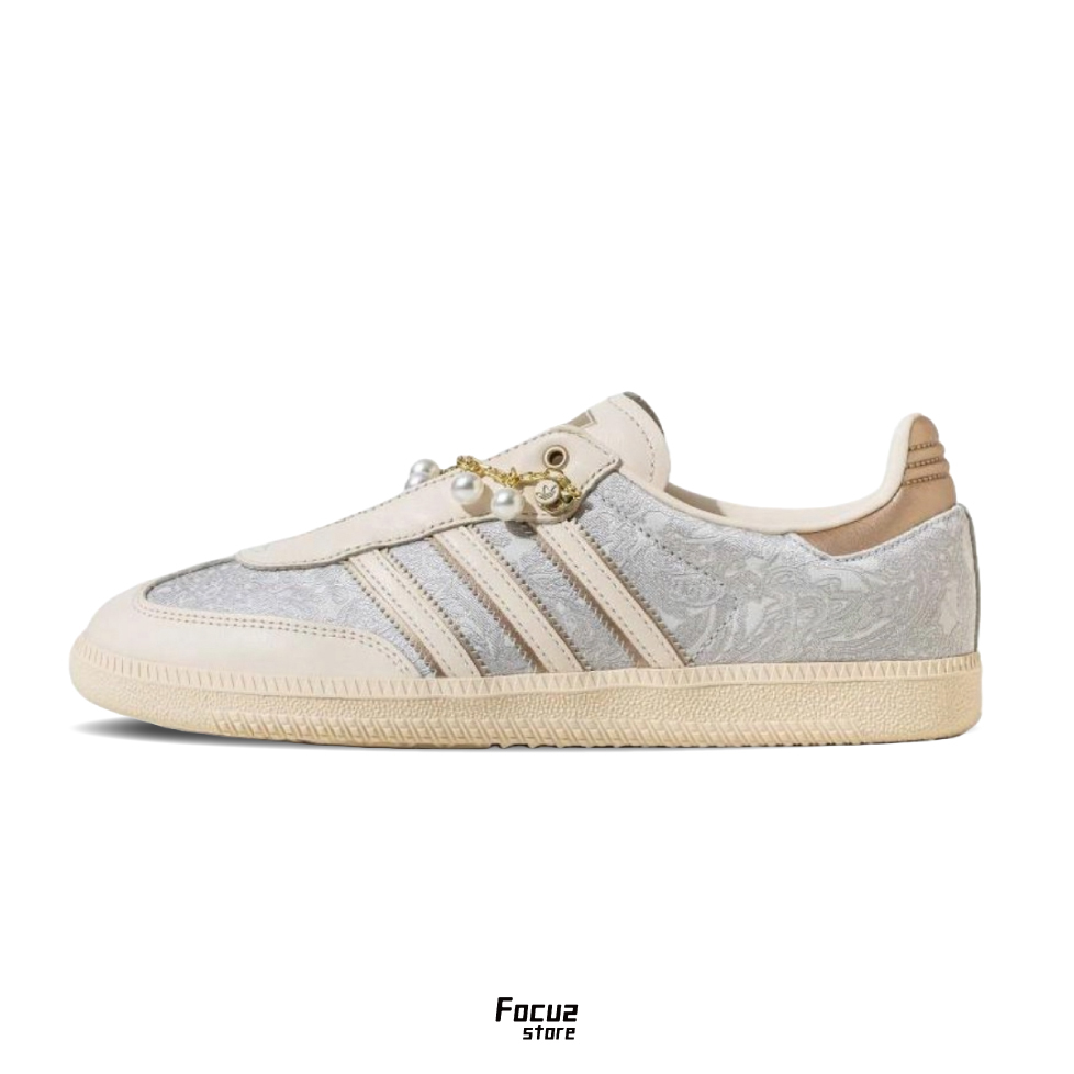 【Focus Store】現貨秒發 Adidas Originals Samba OG Wmns "Pearl Light Grey" 珍珠白 淺灰 JQ2616