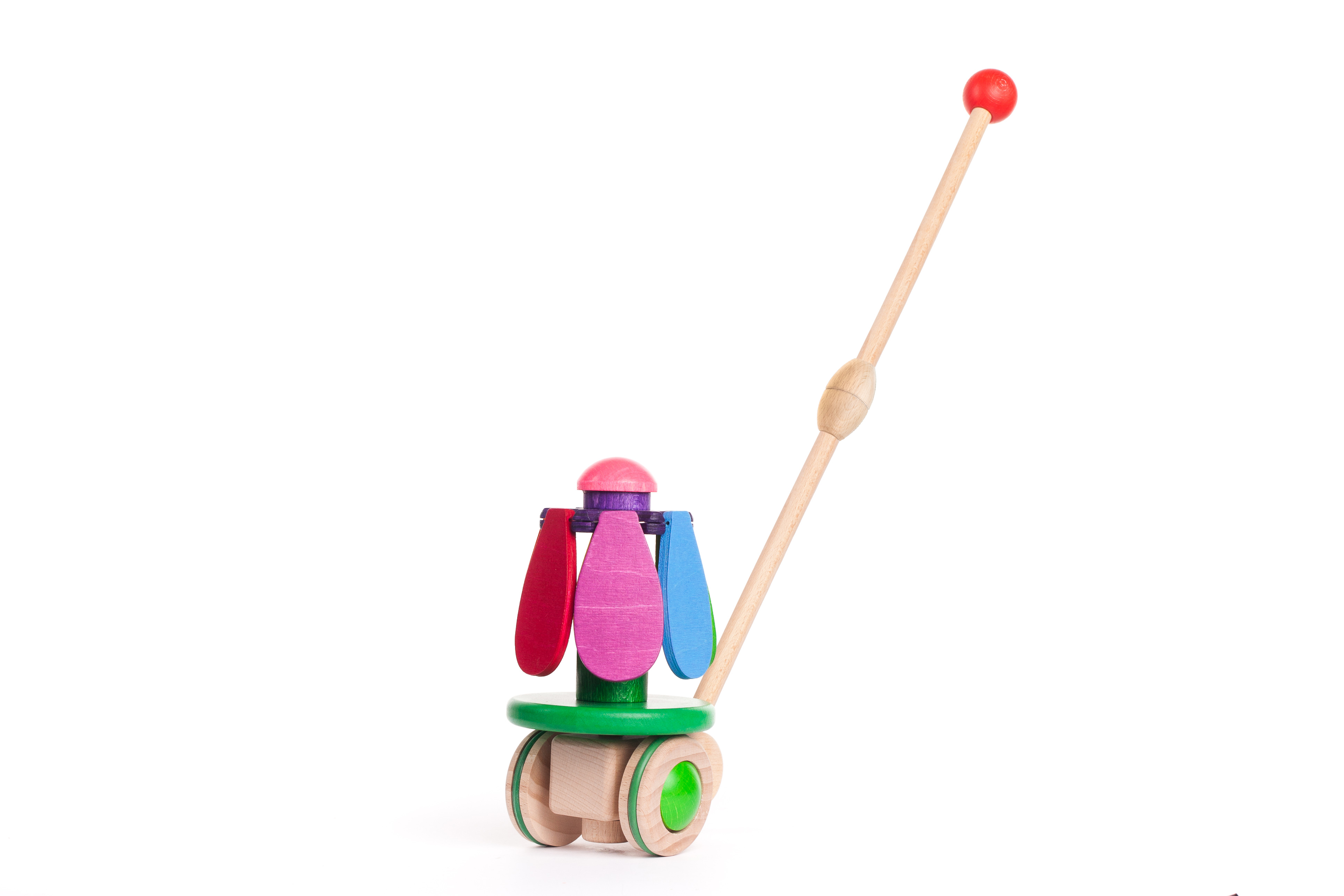 【BAJO】Classic Series | Rainbow Petal Push Toy