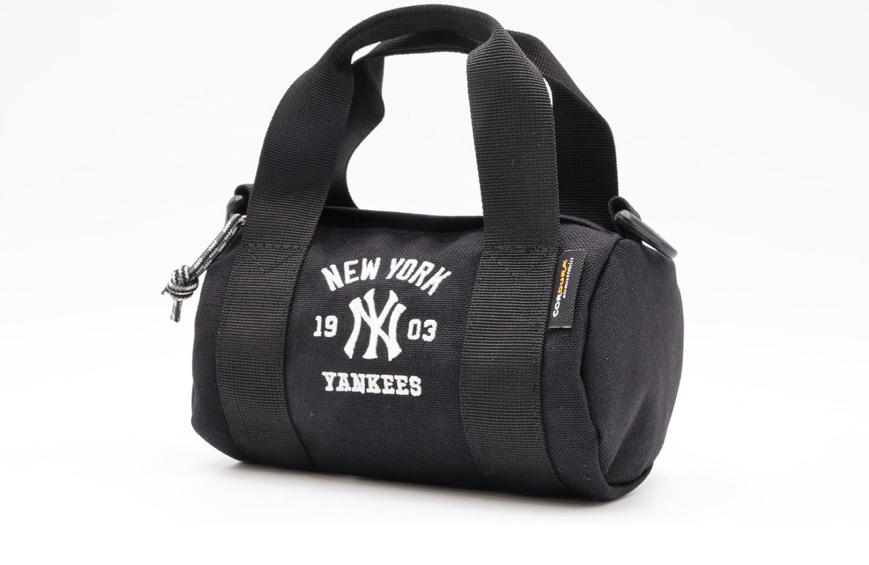 【預購】J0326901 MLB 帆布斜挎包 S碼 黑色