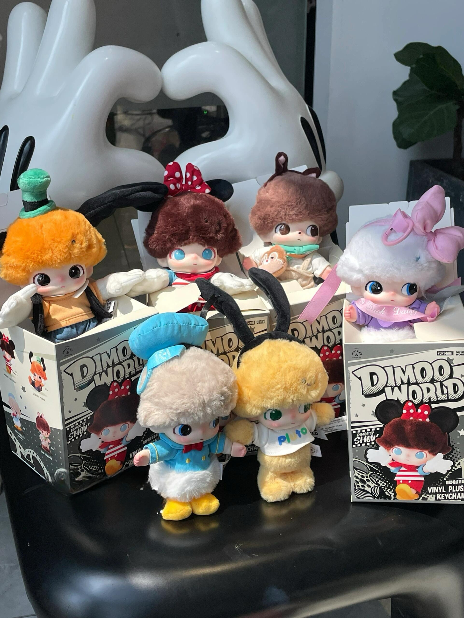 POPMART 泡泡瑪特 Dimoo World x 迪士尼系列 糖膠毛絨鑰匙圈 吊飾 毛絨公仔 盲盒 6+1款/預購
